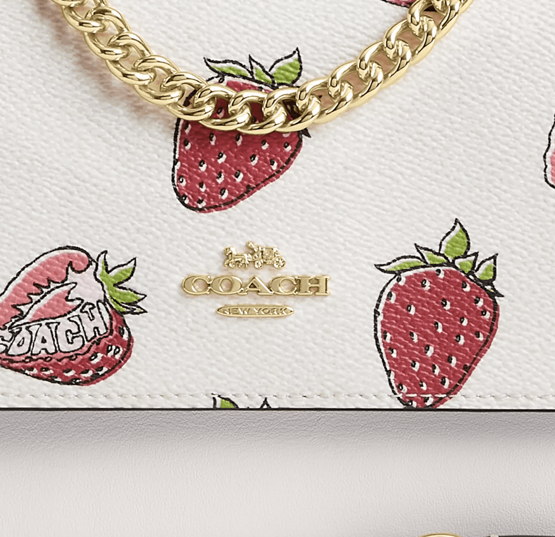 Coach Mini Klare Crossbody Bag With Strawberry Print CAP94 Size ONE SIZE - 9 Thumbnail