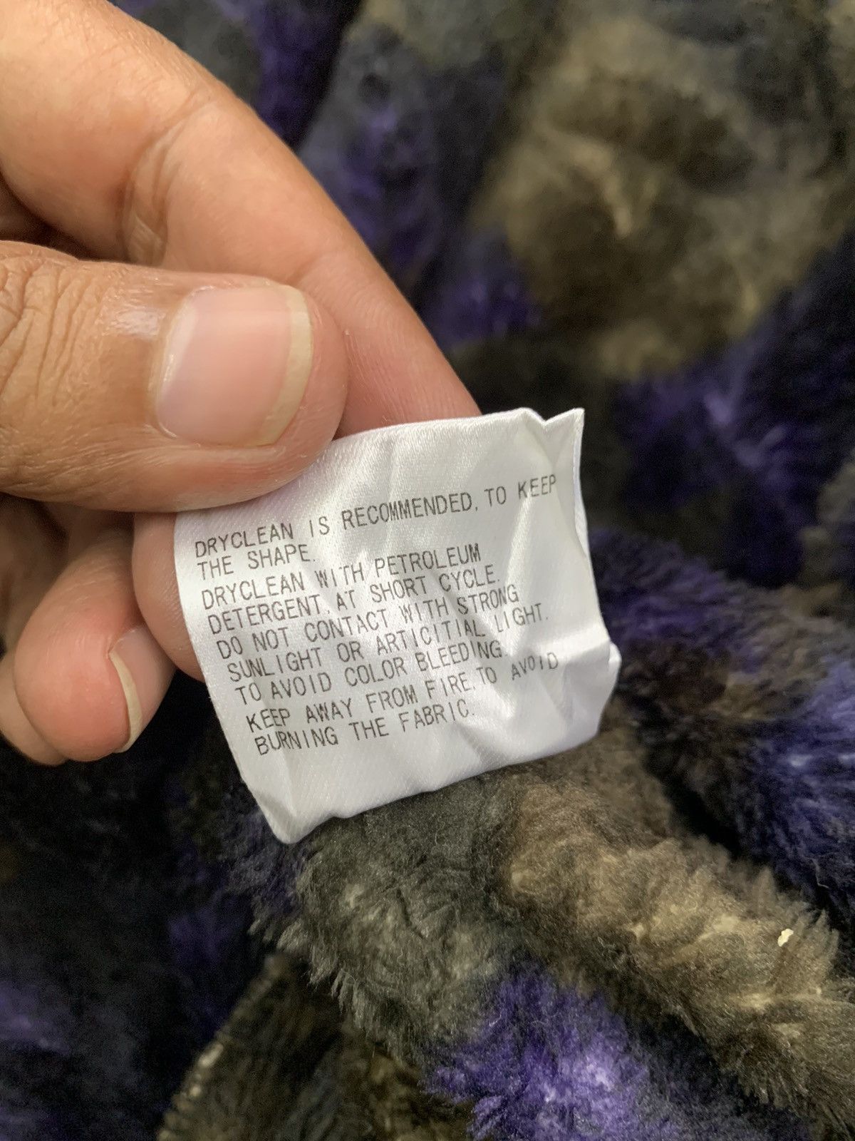 Yohji Yamamoto Cozy Flowers Art Y's For Living Fleece Long Coat Size US S / EU 44-46 / 1 - 18 Thumbnail