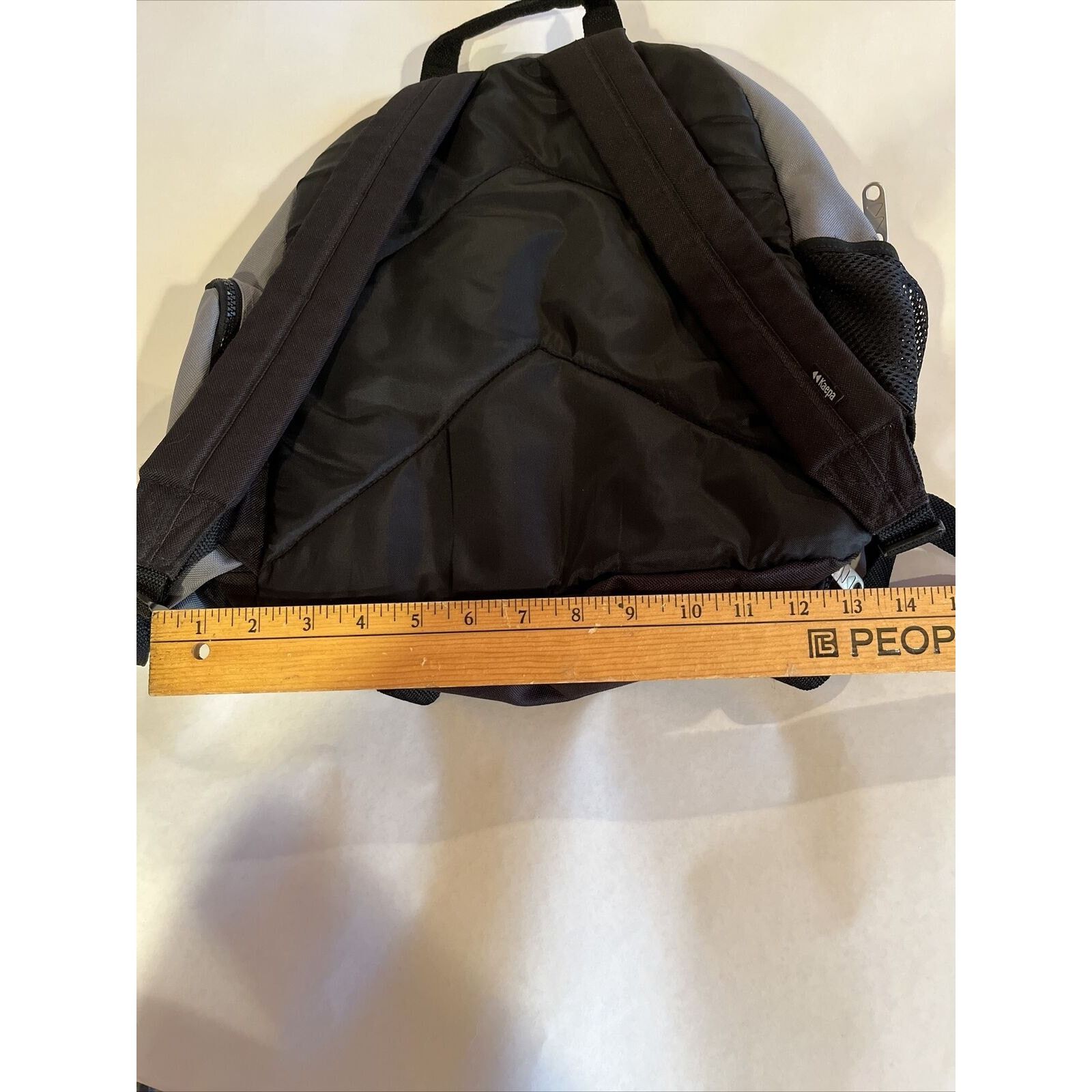 Kappa Kaepa Universal Backpack Gray Black Hiking School Bag Size ONE SIZE - 9 Thumbnail