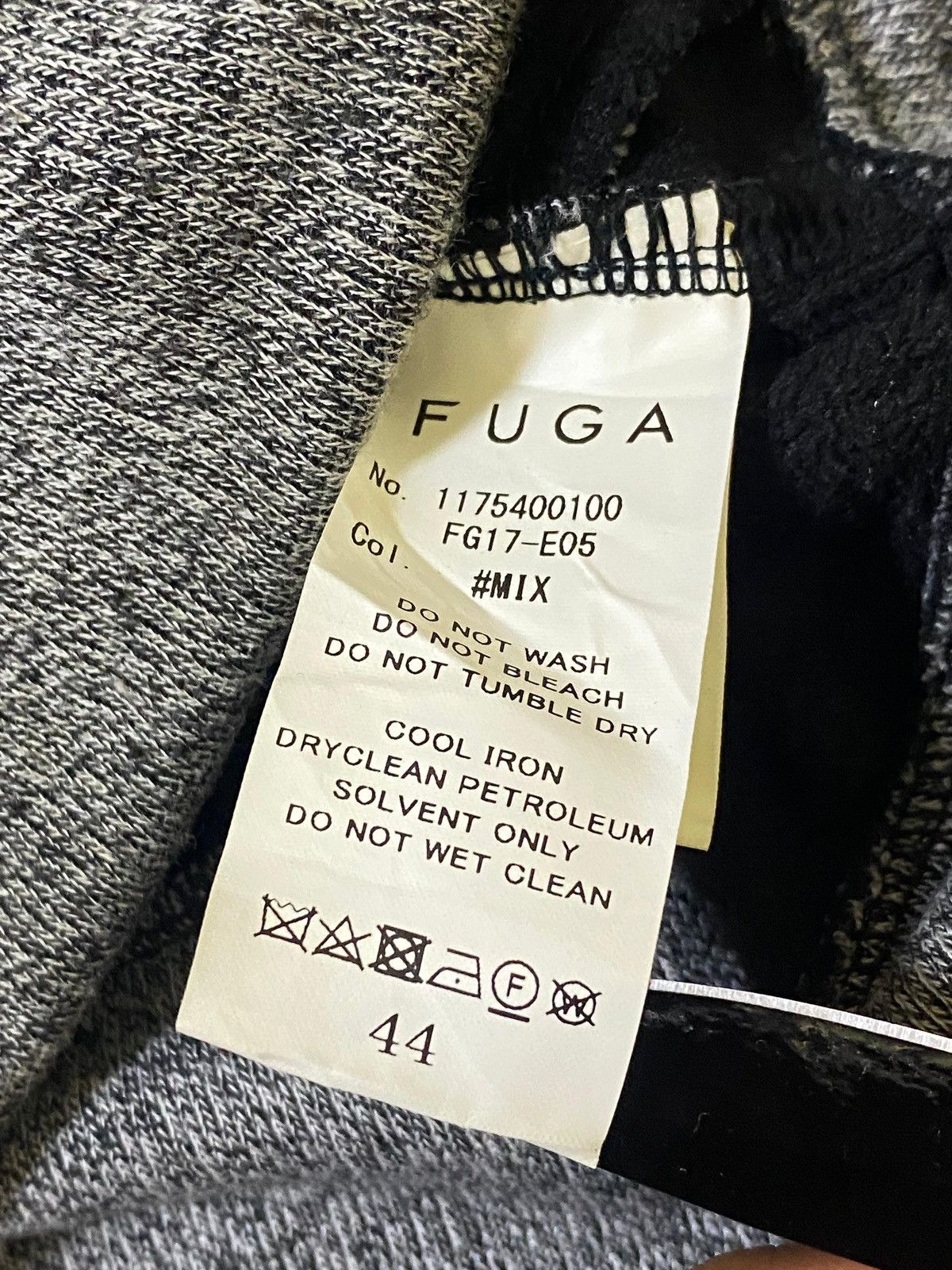 GOSTAR DE FUGA 2000s Fuga Asymmetric Destroy Double Zip Hoodie Iswn style Size US M / EU 48-50 / 2 - 6 Thumbnail