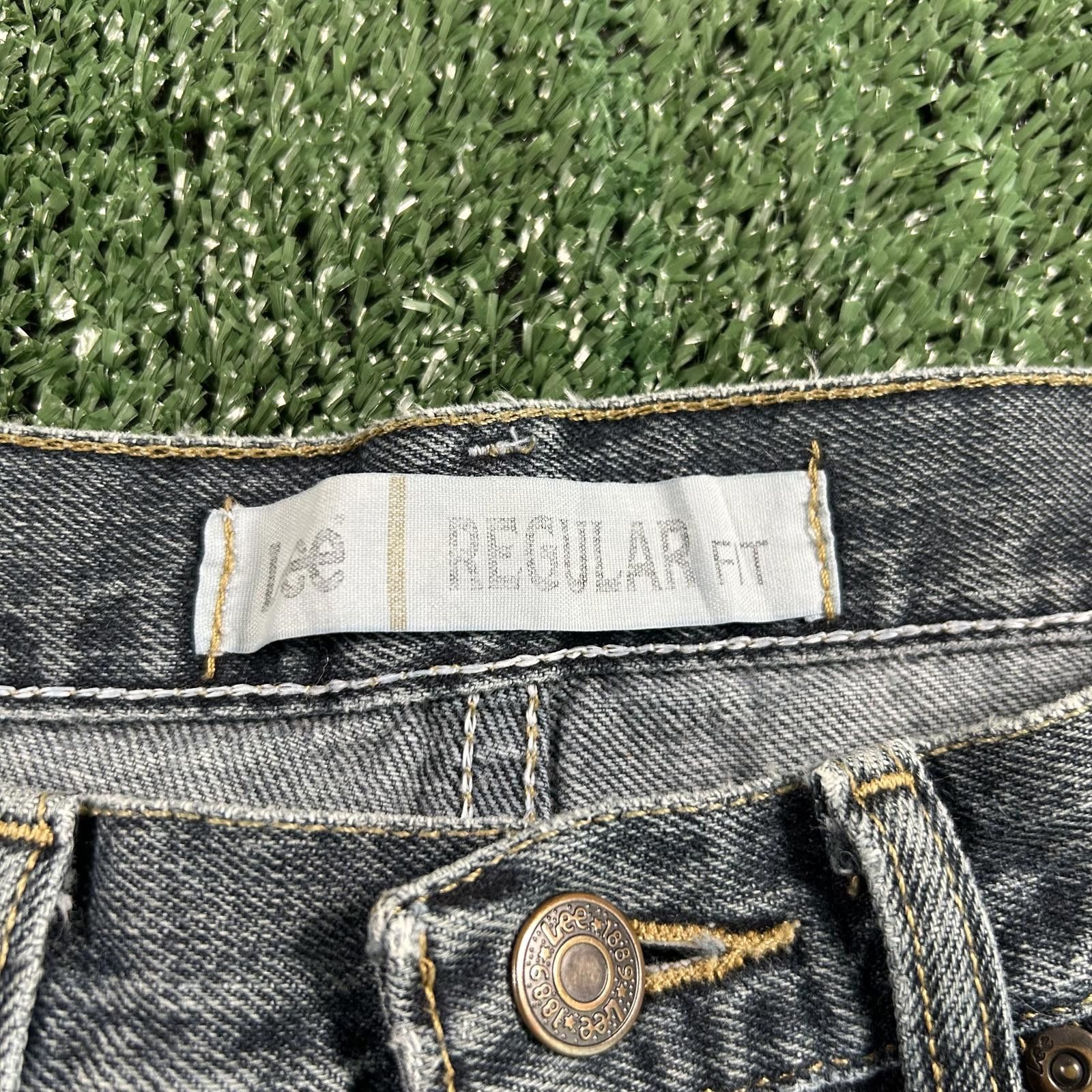 Lee Lee Men's Regular Fit Jeans in Gray Denim 32x30 Size US 32 / EU 48 - 3 Thumbnail
