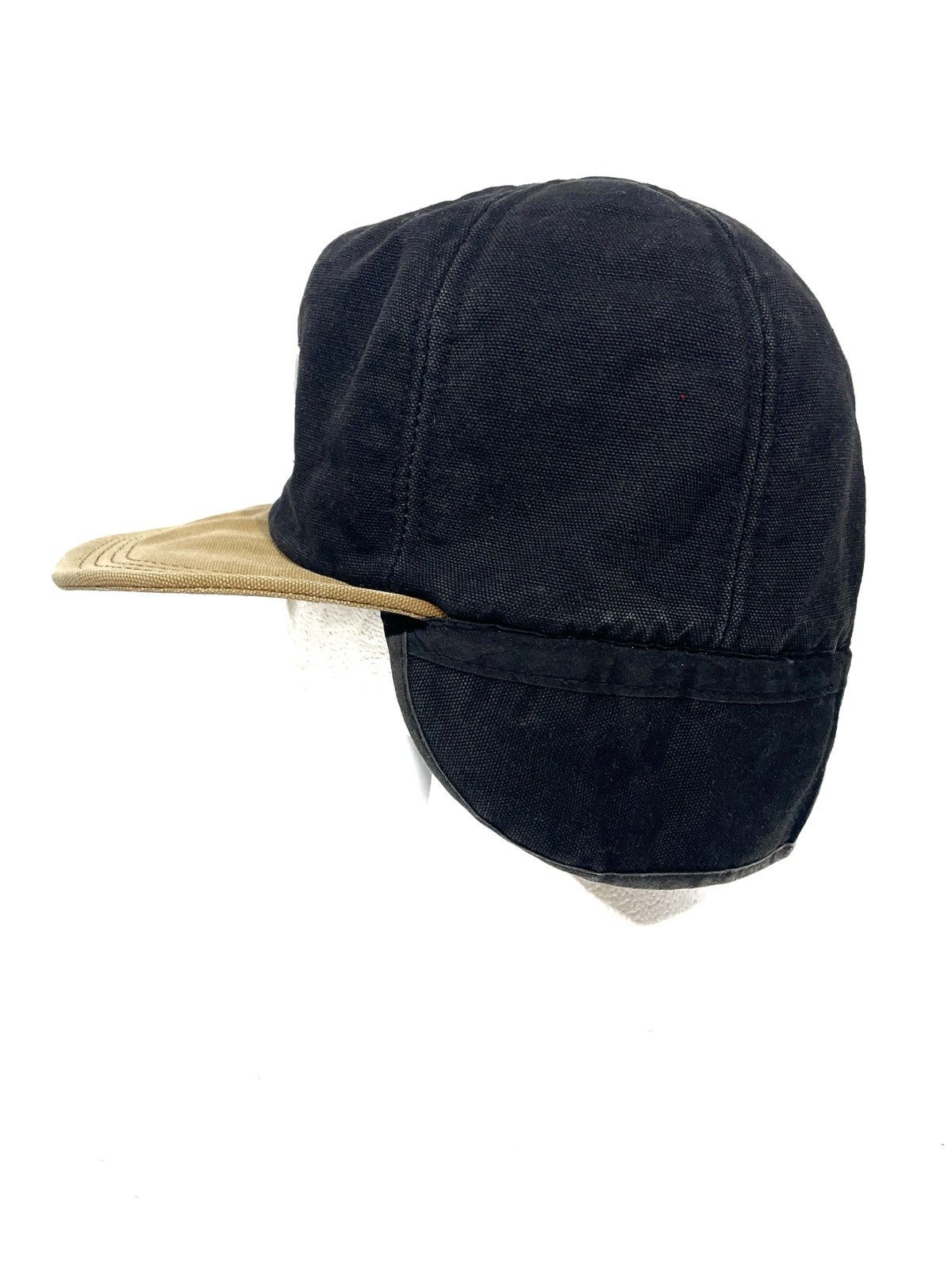 Carhartt × Vintage Vintage Rare Carhartt Denim Jeans Cap Made In USA Size XL Size ONE SIZE - 2 Thumbnail