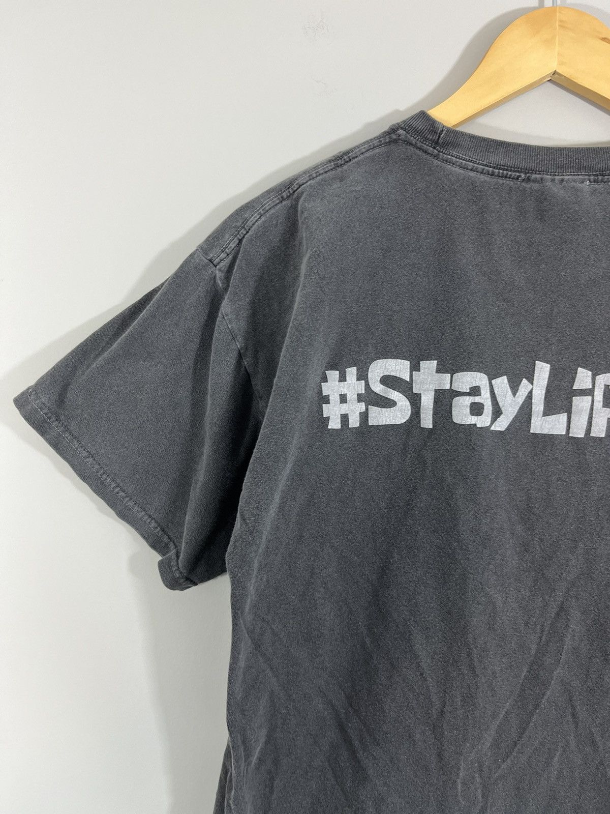 Vintage Faded Black Stay Lifted High Guy Drugs Tee Size US M / EU 48-50 / 2 - 9 Thumbnail
