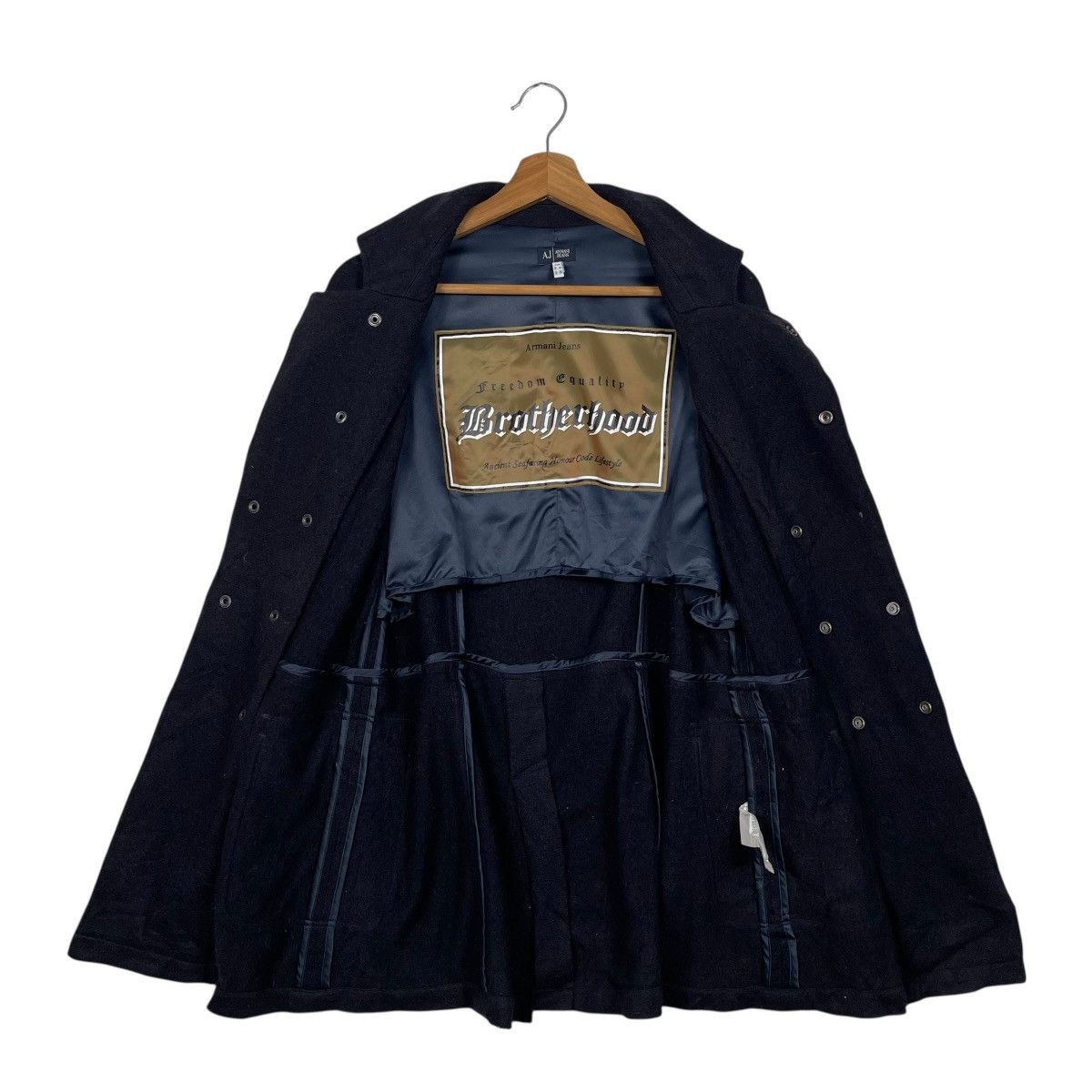Armani Armani Jeans Brotherhood Double Breasted Jacket Size US XS / EU 42 / 0 - 12 Thumbnail