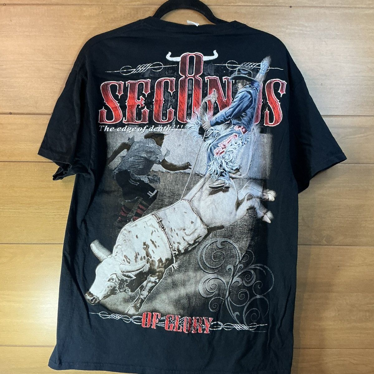 Other Vtg Style Rodeo Tee Bull Riding Western Men’s L Size US L / EU 52-54 / 3 - 3 Thumbnail
