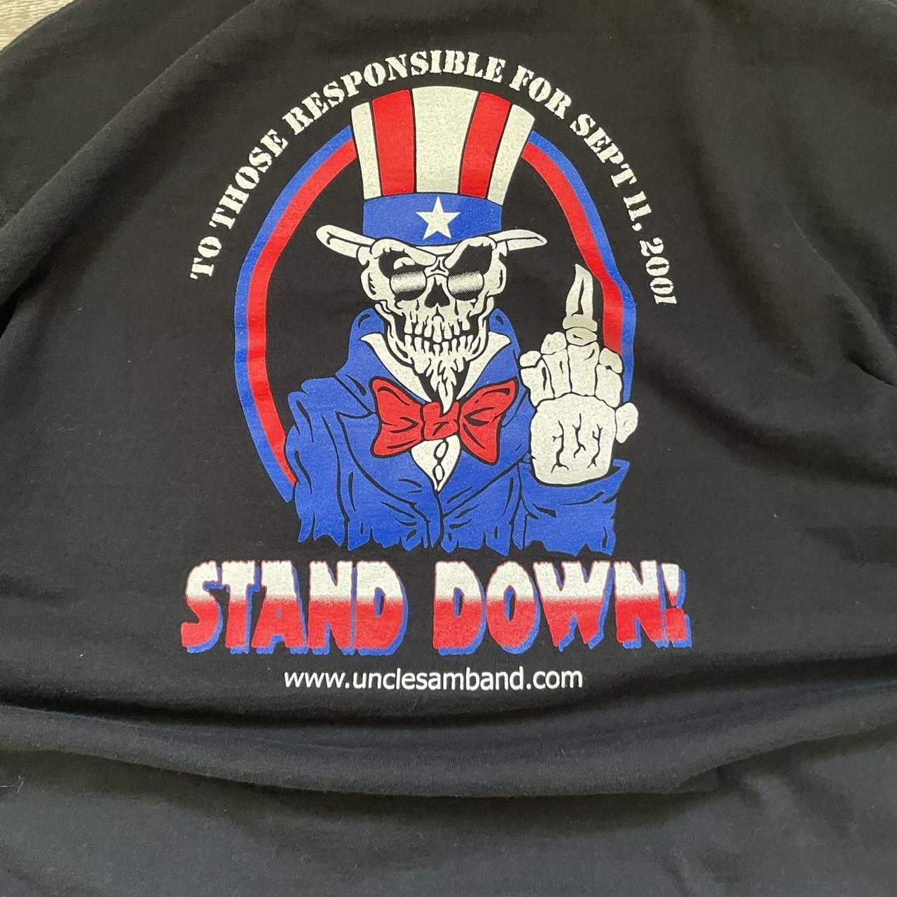 Band Tees × Vintage Vintage Y2K 90's Uncle Sam Heavy Metal Band Graphic Tee Size US XL / EU 56 / 4 - 2 Thumbnail