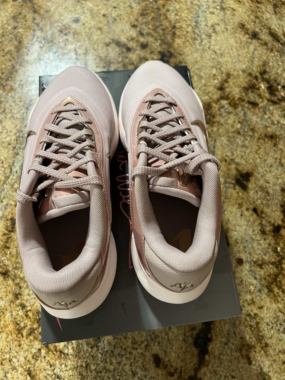Nike Nike Women’s Pink Gold Sneakers New With Box Comfortable Size US 8.5 / IT 38.5 - 8 Thumbnail