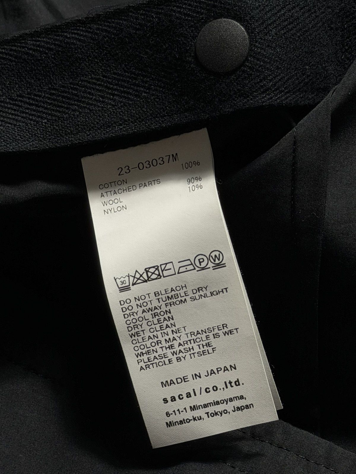 Sacai Sacai x Thomas Mason Poplin Cotton Shirt Jacket Size US M / EU 48-50 / 2 - 9 Thumbnail