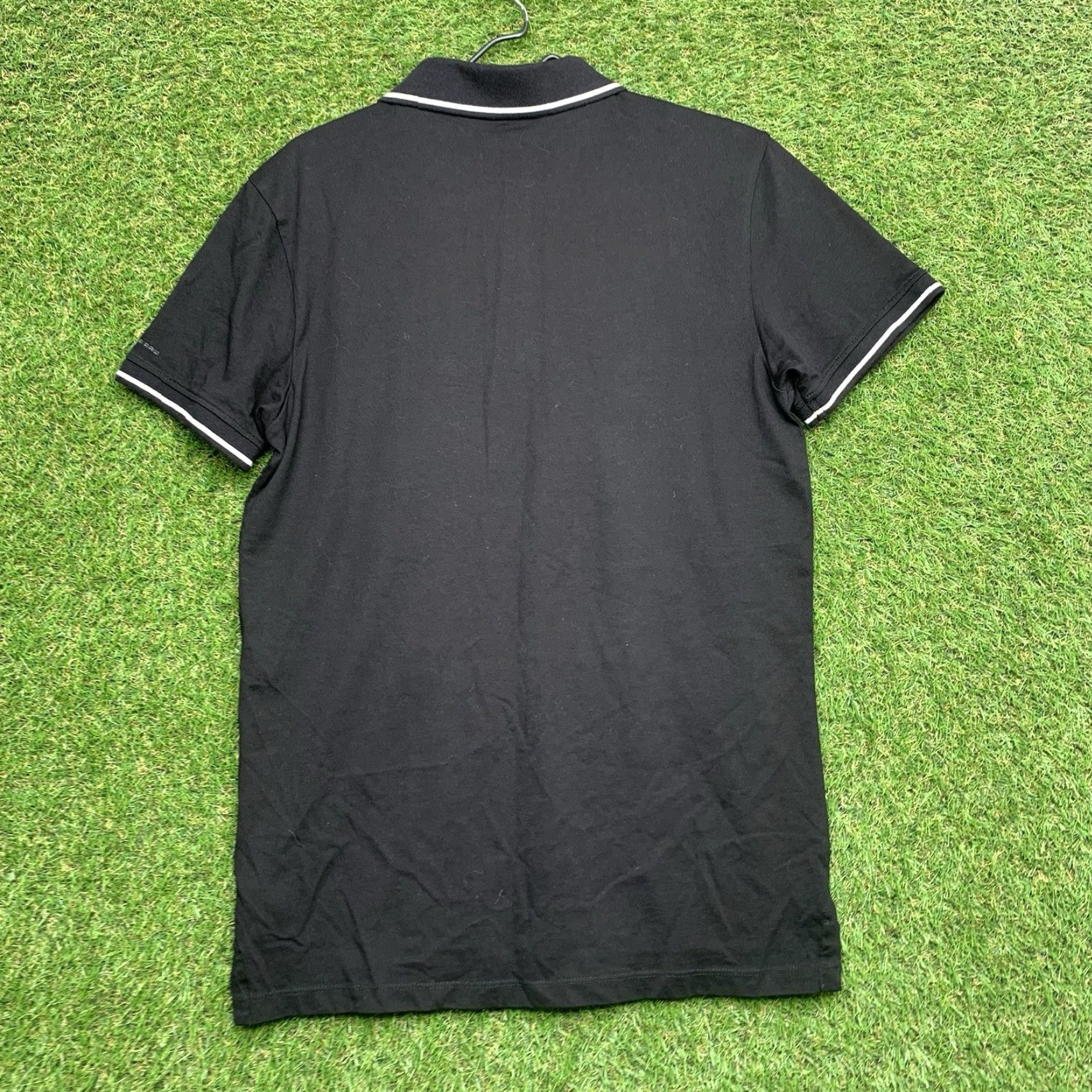 G-Star G-Star Raw Polo Shirt Mens M Black Short Sleeve Cotton Casual Polo Size US M / EU 48-50 / 2 - 2 Thumbnail