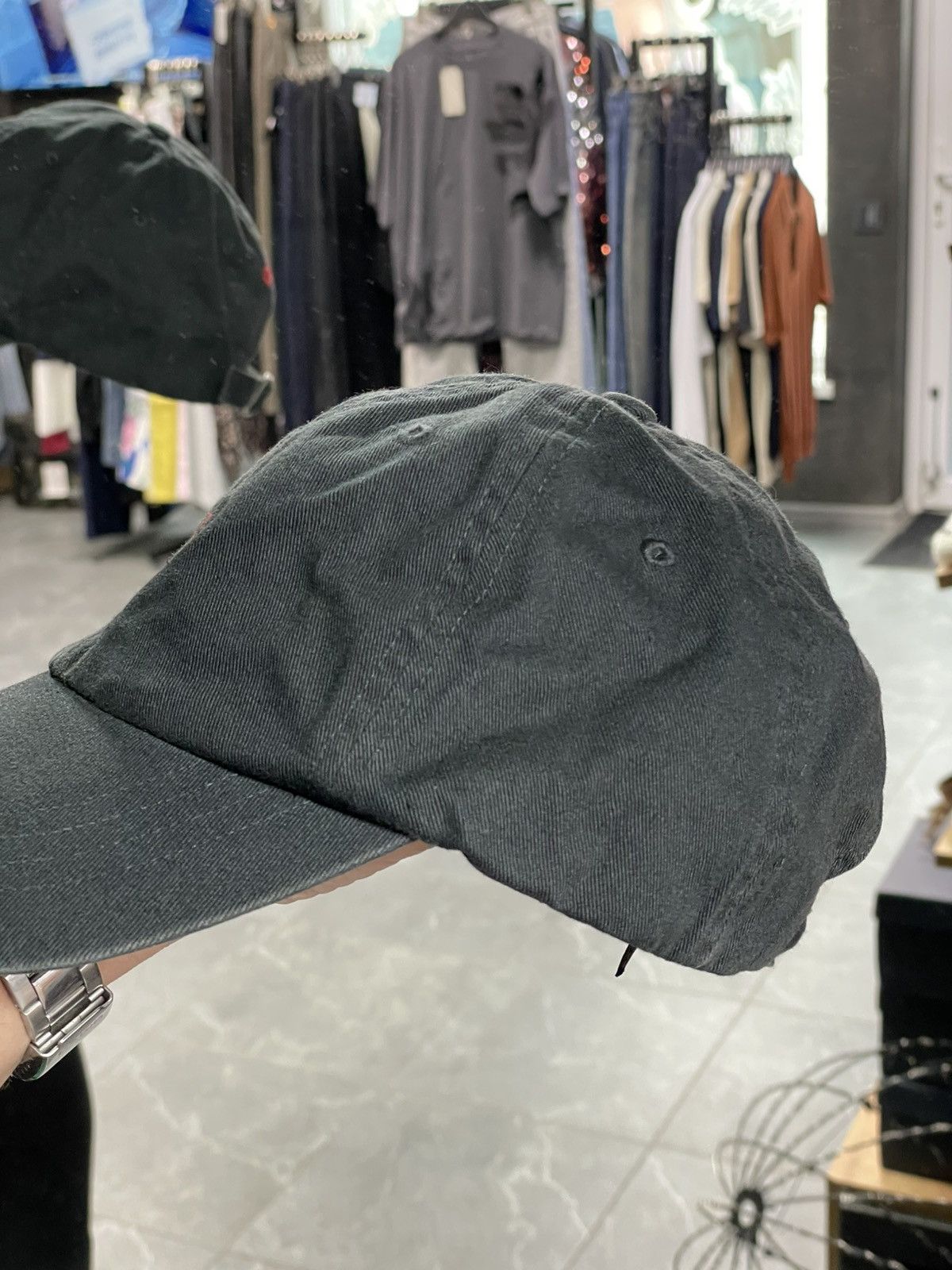 Polo Ralph Lauren Men’s Cap Polo Ralph Lauren – Black with Red Logo Size ONE SIZE - 10 Thumbnail