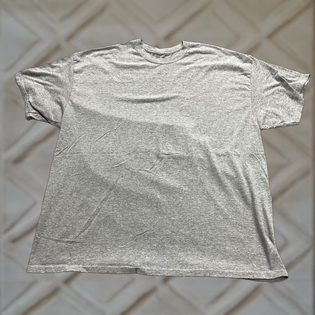 Gildan Gildan DryBlend T-Shirt Mens 2XL Gray Crew Neck Short Sleeve Cotton Basic Size US XXL / EU 58 / 5 - 1 Thumbnail