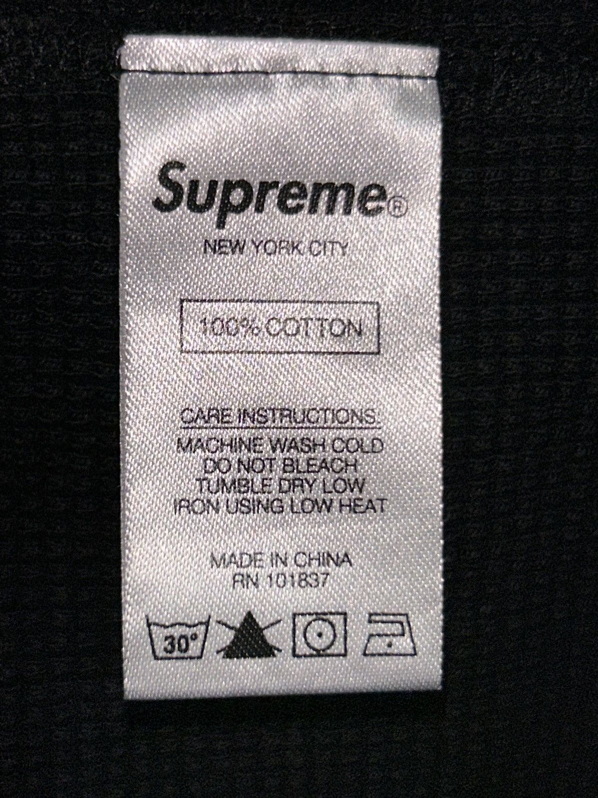 Supreme Supreme Interstate Waffle Thermal Black FW20 size XL NEW Size US XL / EU 56 / 4 - 4 Thumbnail