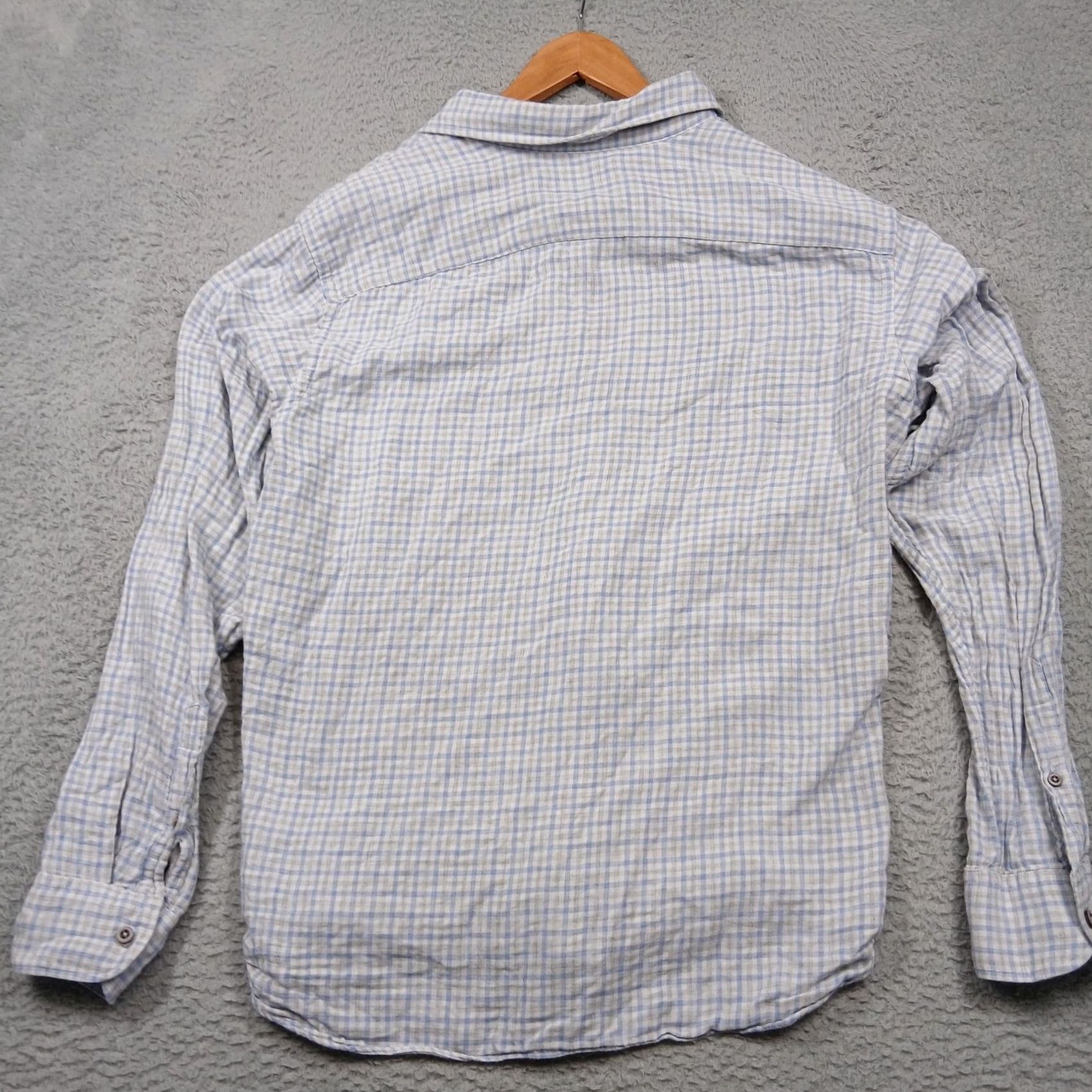 UNTUCKit UNTUCKit Shirt Mens Large Blue White Plaid Button-Down Long Sleeve Cotton Casual Size US L / EU 52-54 / 3 - 2 Thumbnail