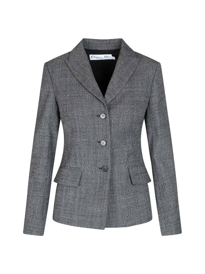 DIOR Gray Wool Jacket New & Authentic