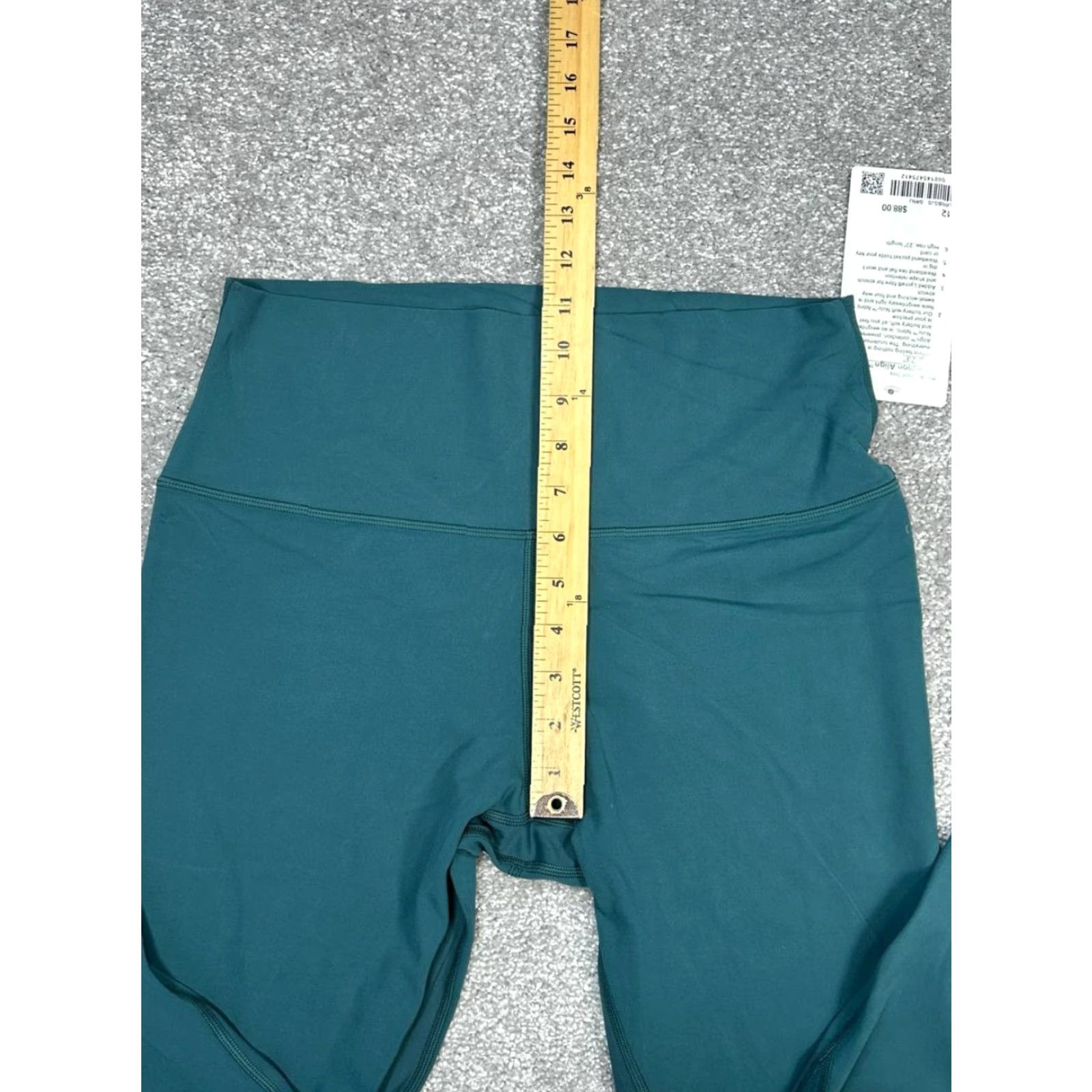 Lululemon Lululemon Align HR Crop 23'' Leggings Womens 12 Green Logo High Rise Athletic Shirt? Size 34" / US 12 / IT 48 - 5 Thumbnail