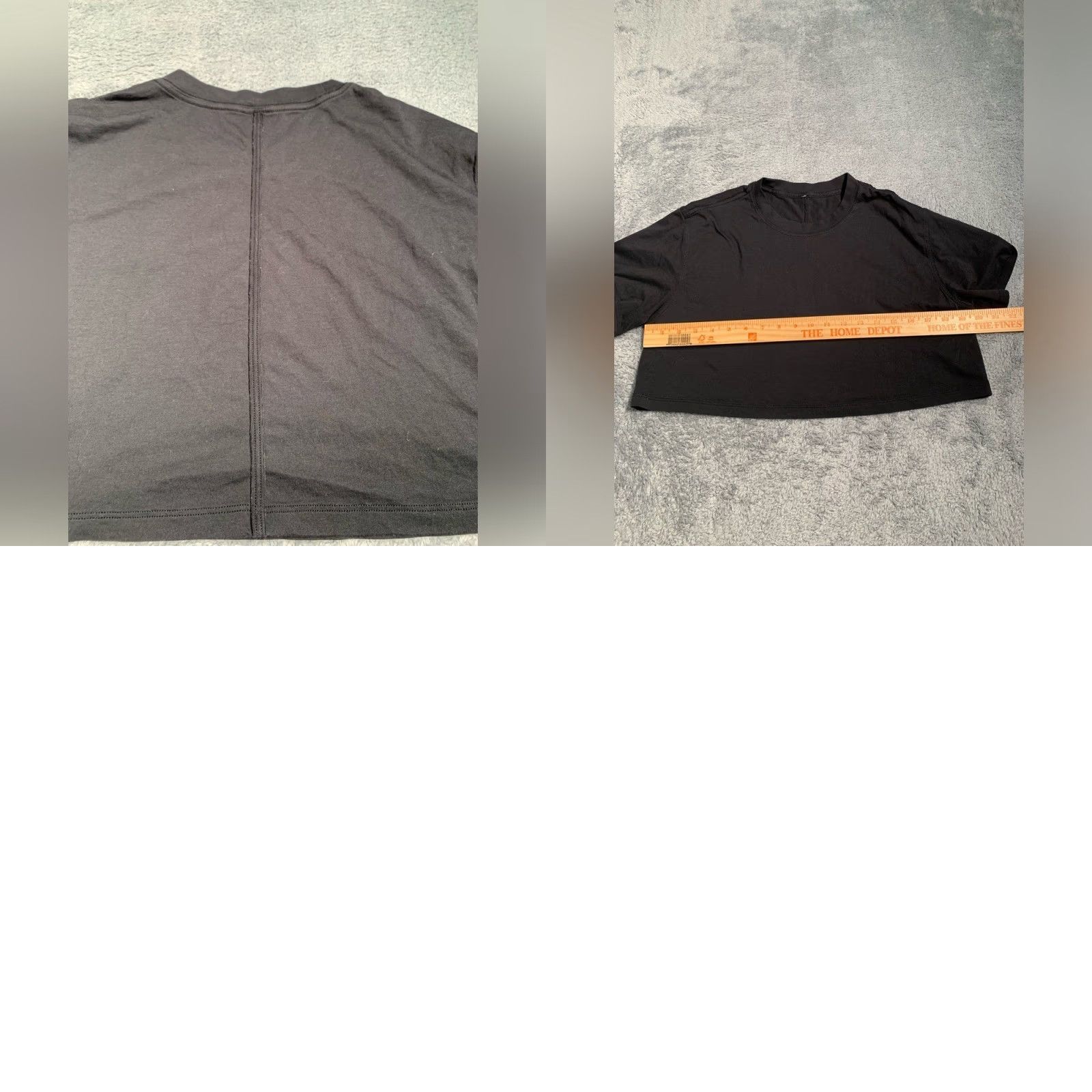 Lululemon Lululemon Black Women's Crop Top M Regular Casual Shirt Women Mens? Wait. Size M / US 6-8 / IT 42-44 - 8 Thumbnail
