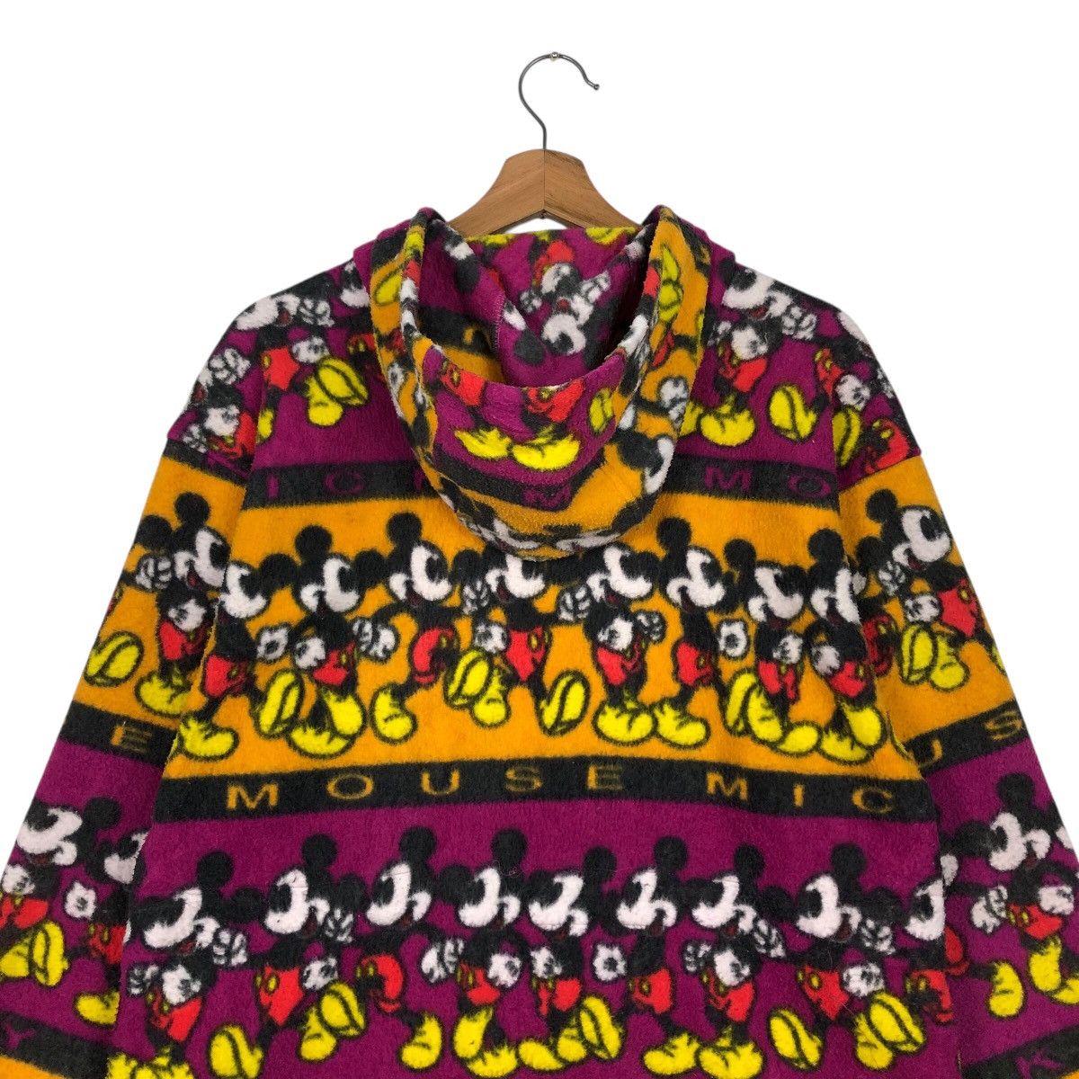 Japanese Brand 📌Vintage Mickey Mouse Zipper Fleece Jackey Navajo Design Size US S / EU 44-46 / 1 - 10 Thumbnail