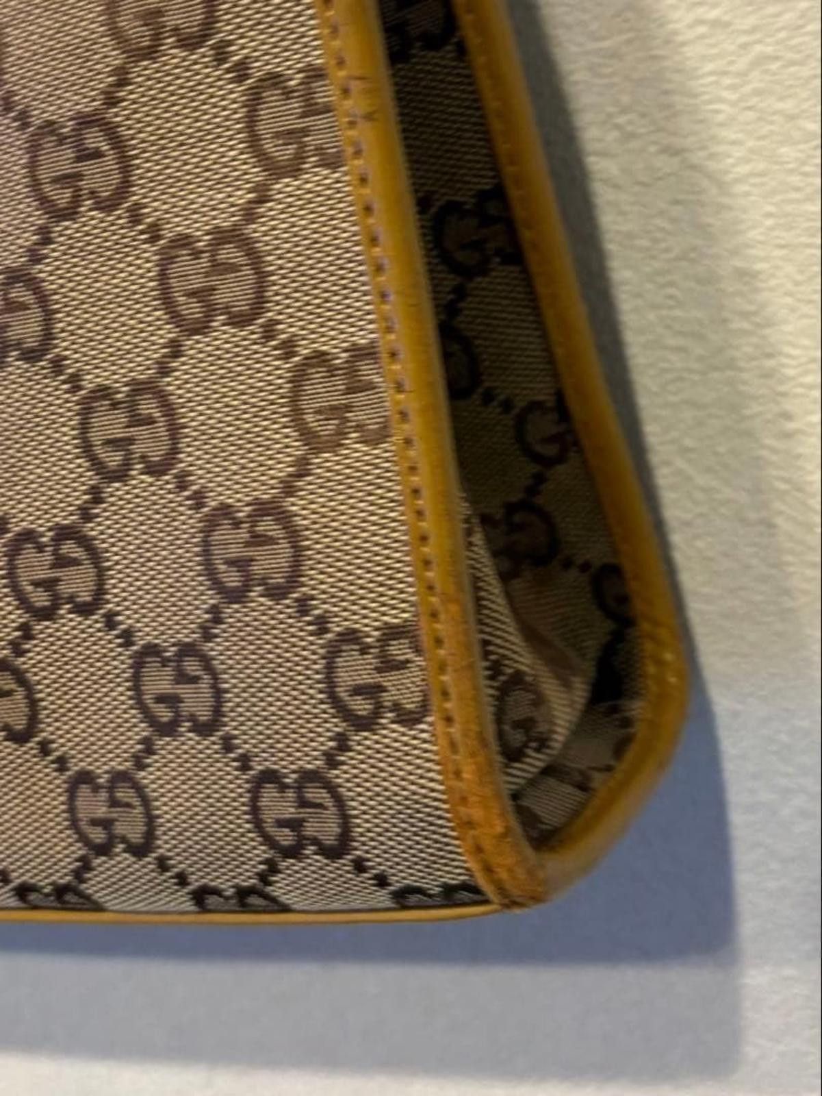 Gucci Gucci - Brown Monogram Canvas Shoulder Bag Size ONE SIZE - 8 Thumbnail