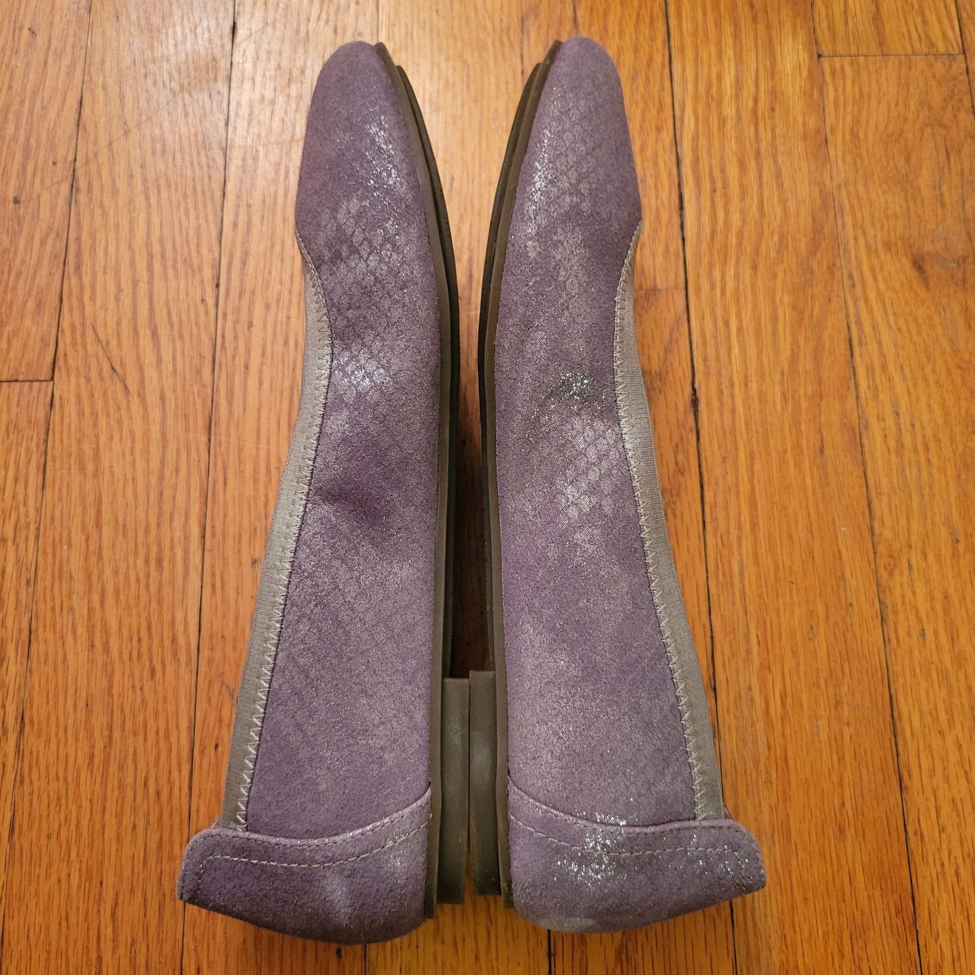 Vionic Vionic CAROLL Flats Silver Gray 8.5 Metallic Leather Comfort Size US 8.5 / IT 38.5 - 6 Thumbnail