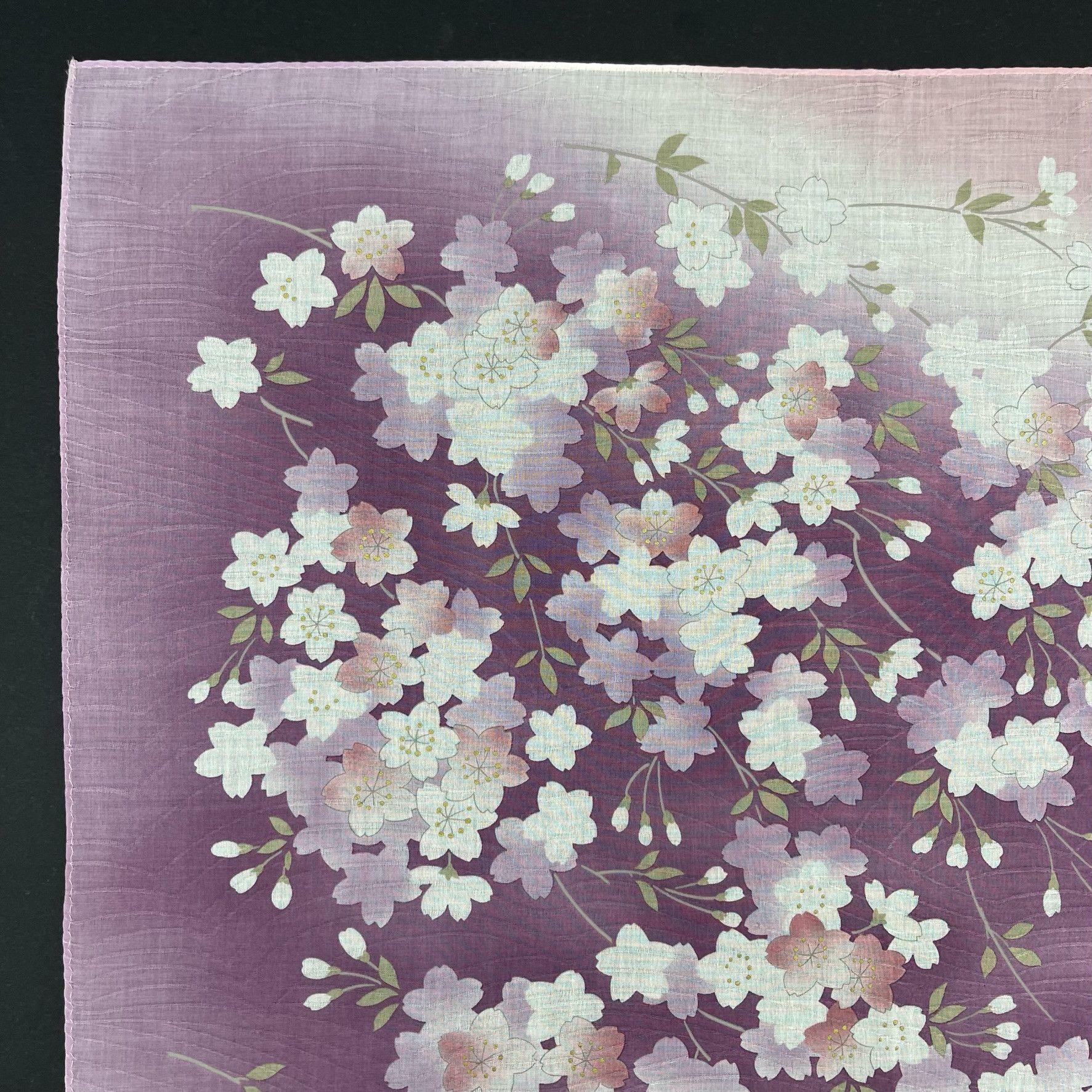 Japanese Brand Japanese Cherry Blossom Handkerchief Floral Art - 5061 Size ONE SIZE - 3 Thumbnail