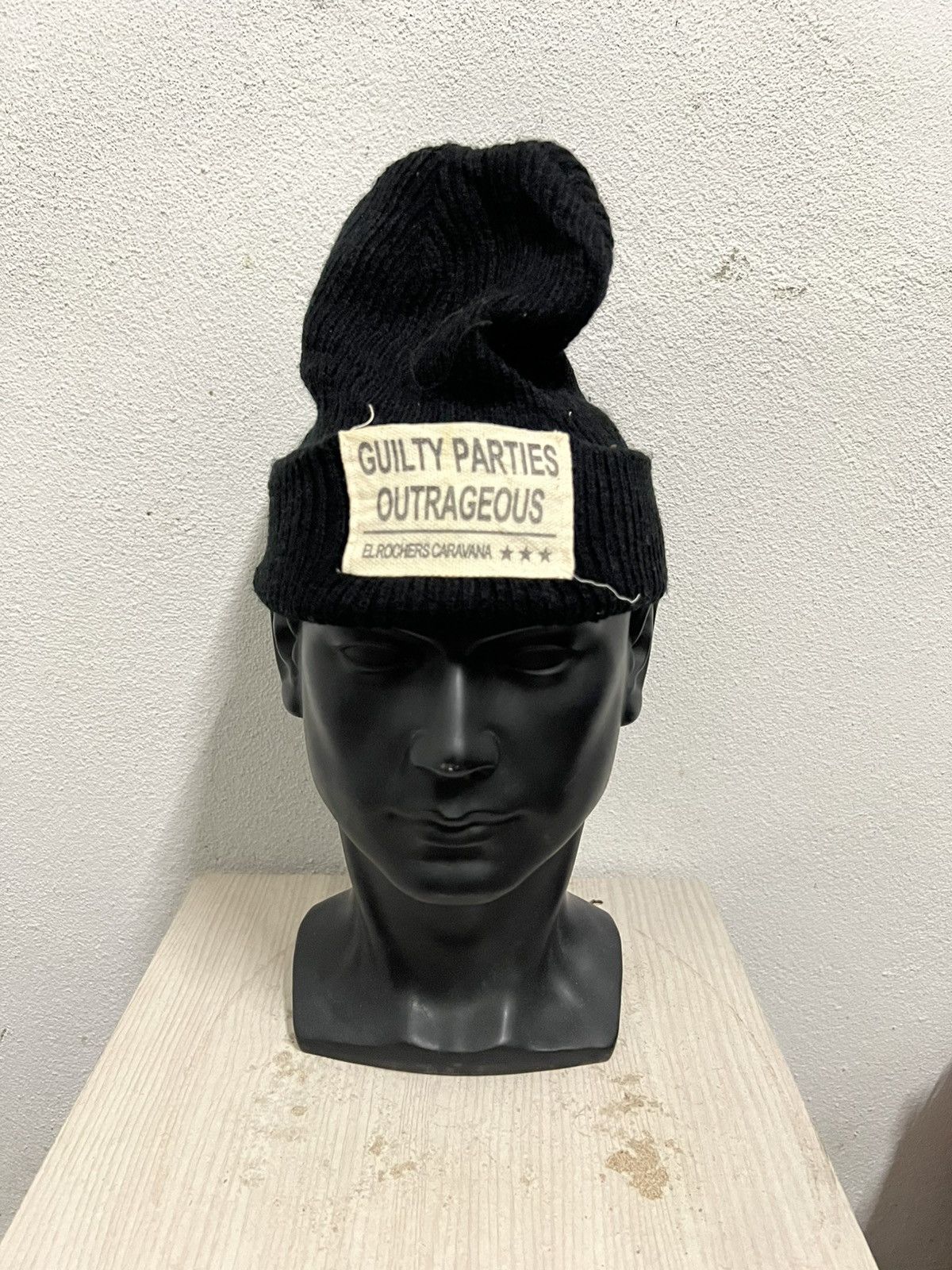 Wacko Maria Guilty parties Spell Out Beanie Hat Size ONE SIZE - 2 Thumbnail