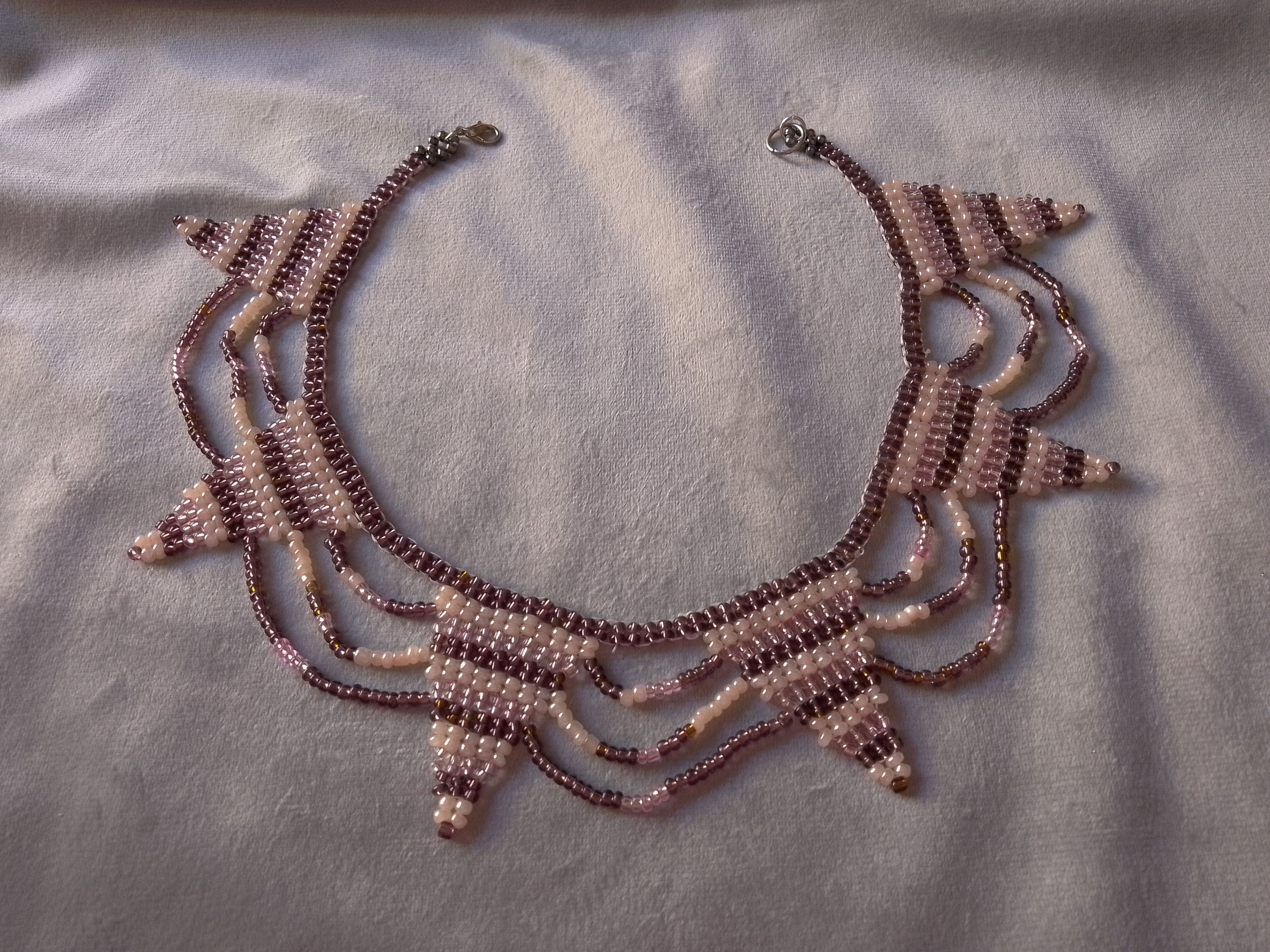 Handmade Necklace Beaded Ethnic Style Embroidered Size ONE SIZE - 4 Thumbnail