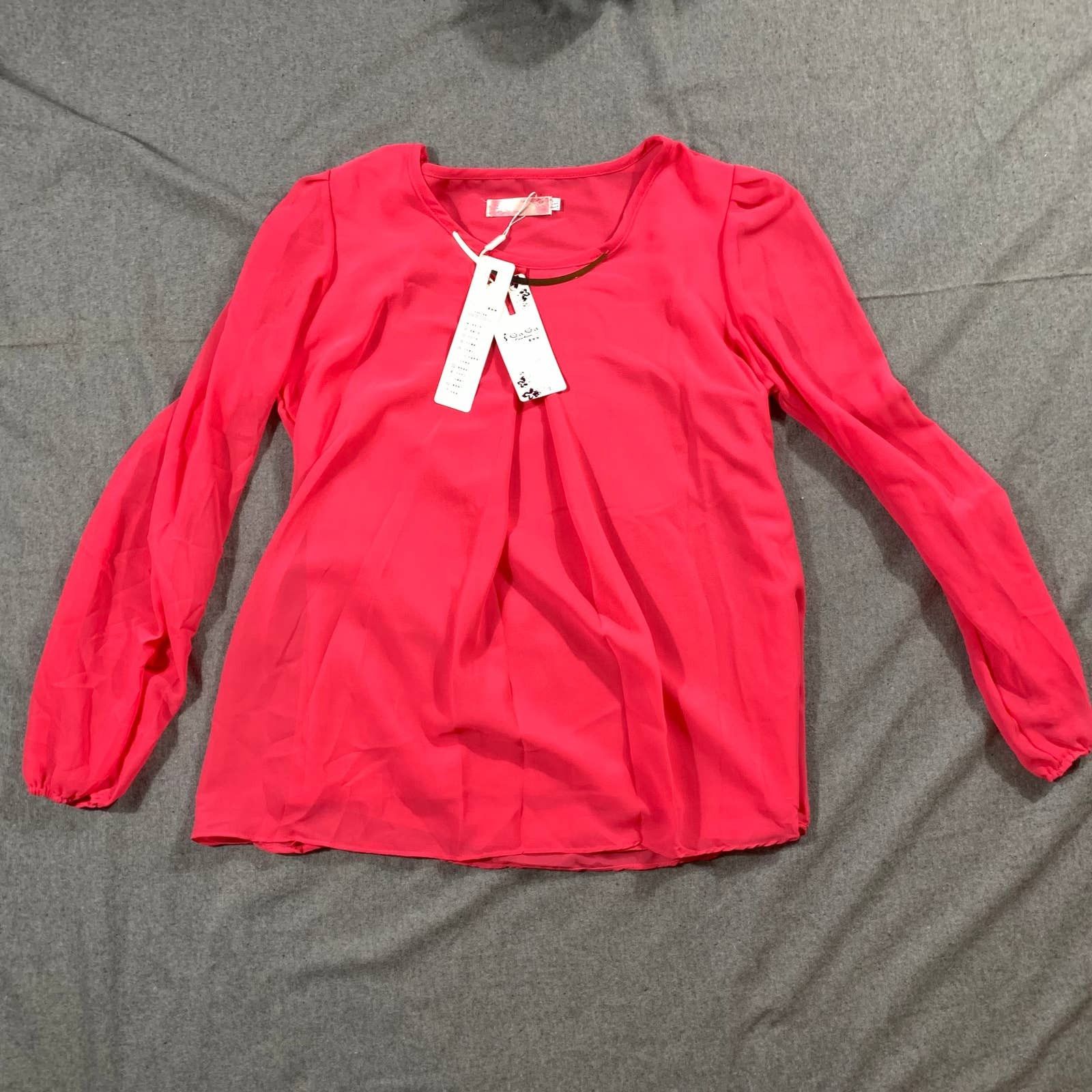 Other Pink Long Sleeve Shirt Women Size XXL Casual Size XXL / US 16-18 / IT 52-54 - 1 Thumbnail