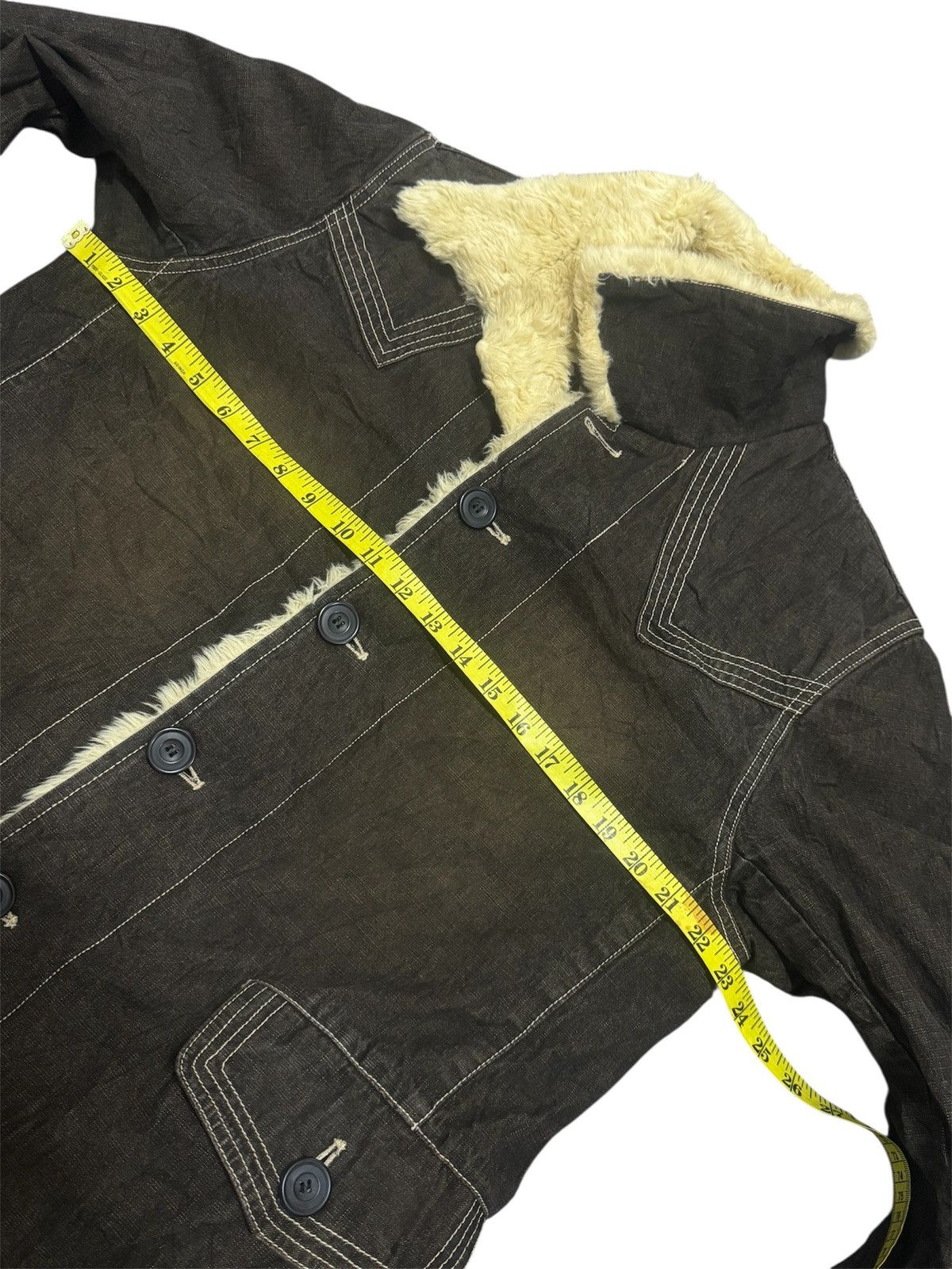 Japanese Brand Japanese Brand Allix Design Fur Denim Jacket Size US M / EU 48-50 / 2 - 11 Thumbnail