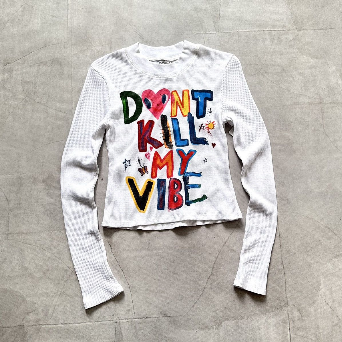 Hysteric Glamour Cute Free People x Midnight Rider Waffle Knit Long Sleeve Size S / US 4 / IT 40 - 1 Thumbnail