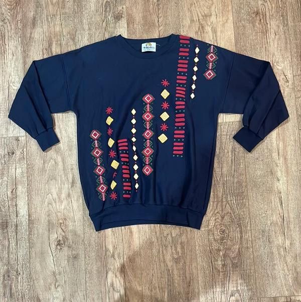 Designer Sloppy Joes Art Sweatshirt Made in USA Crew Neck - M Size US M / EU 48-50 / 2 - 1 Thumbnail