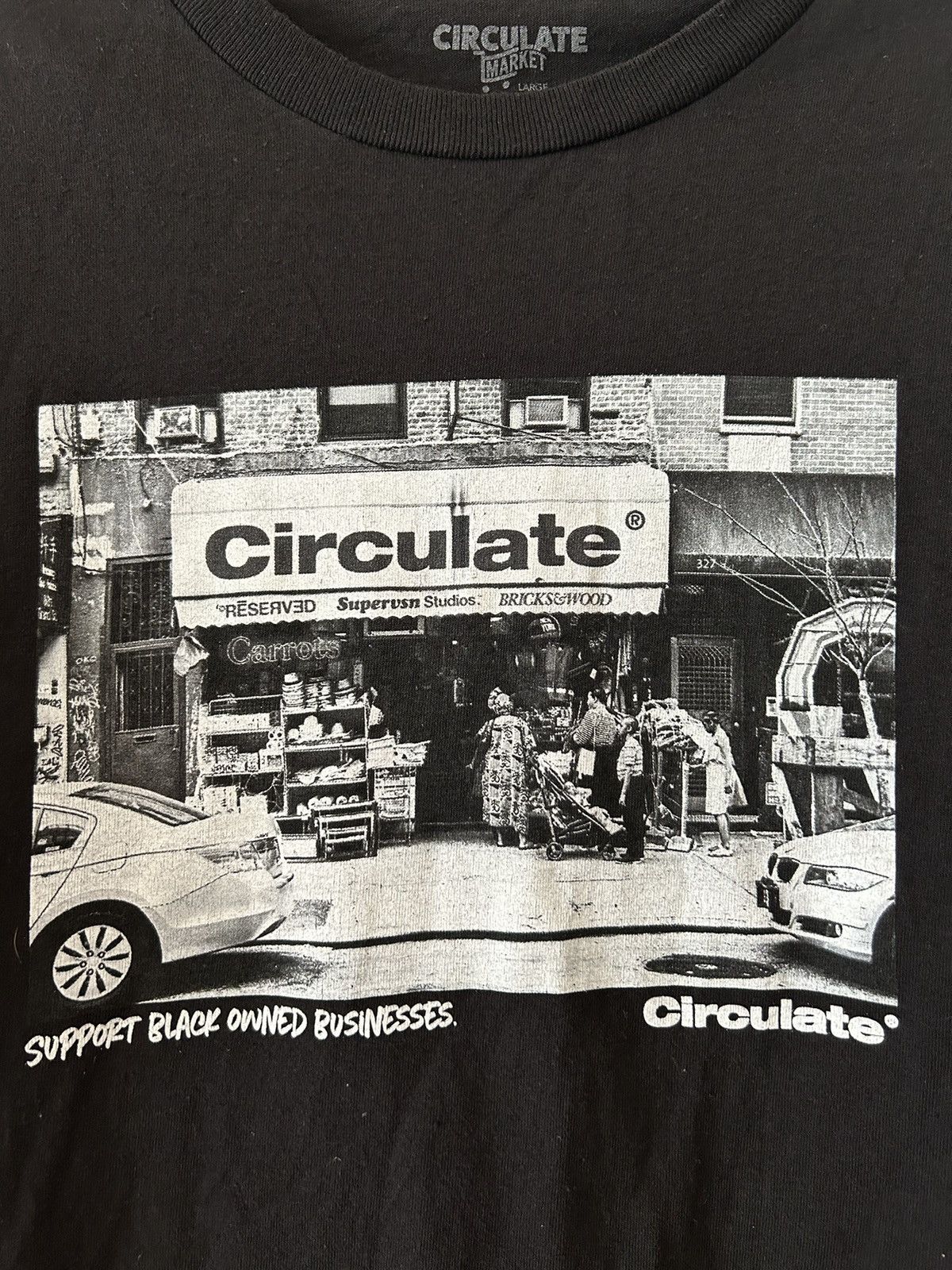 Pacsun Circulate Market Graphic Tee Size US L / EU 52-54 / 3 - 2 Thumbnail