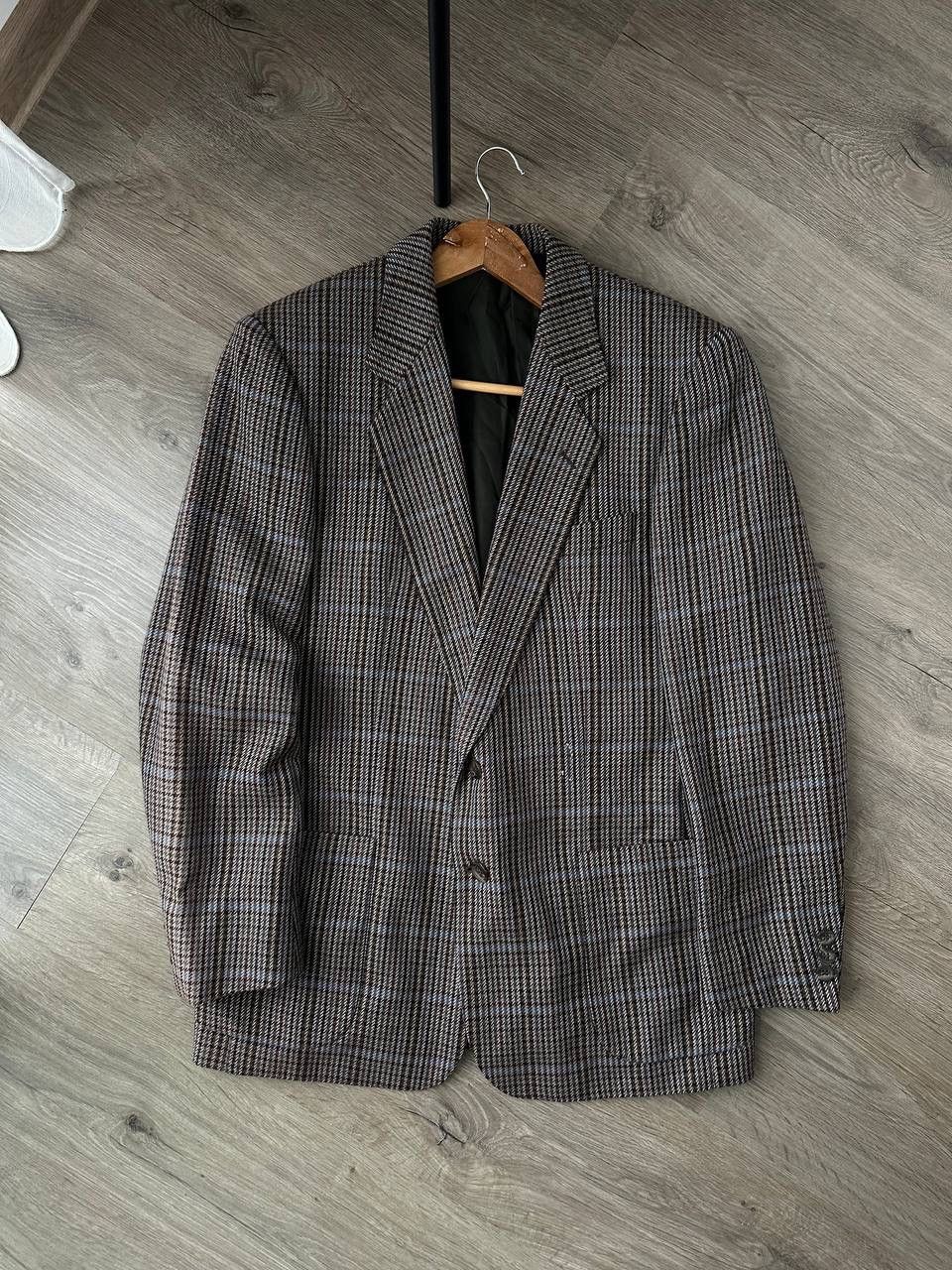 Burberry × Vintage Vintage Burberry Cell Faded Men Blazer Jacket Size 42R - 5 Thumbnail