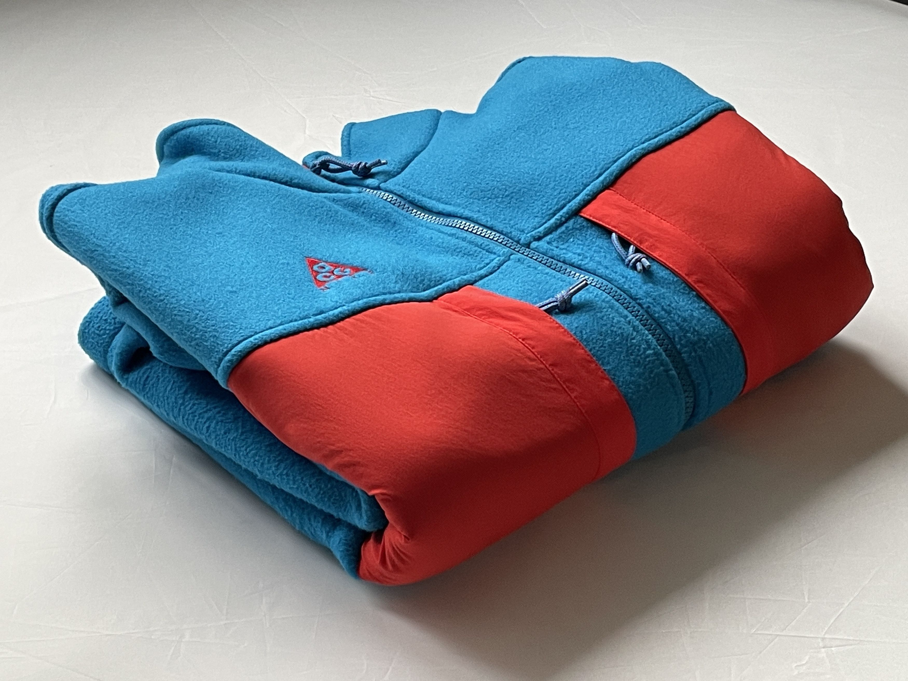 Nike ACG Nike ACG Fleece Zip Jacket Blue Red Vintage Outdoor Size US S / EU 44-46 / 1 - 3 Thumbnail