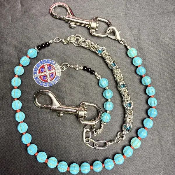 Jewelry Maijima x Matsu Blue Turquoise Pants Chain Size ONE SIZE - 1 Thumbnail