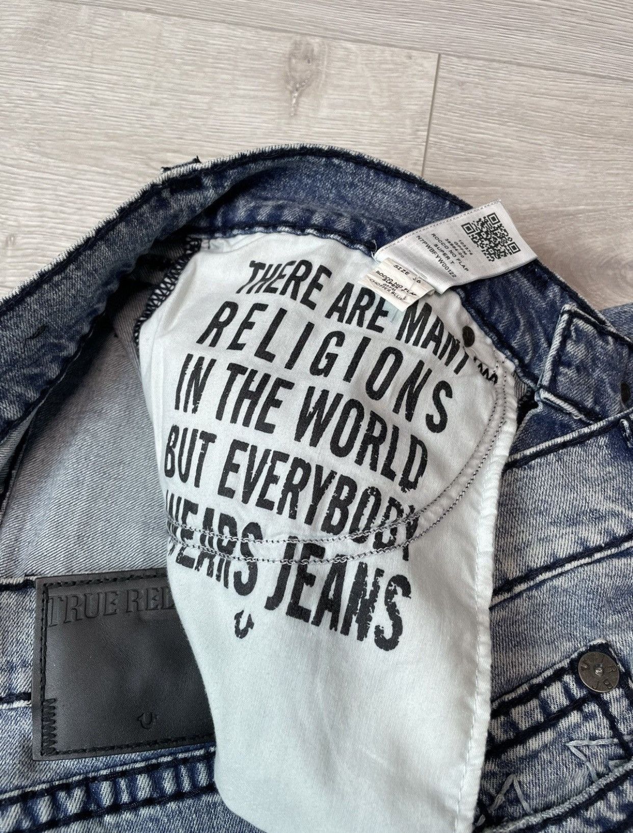 True Religion × Vintage True Religion Cool Distressed Vintage Jeans Size US 36 / EU 52 - 15 Thumbnail