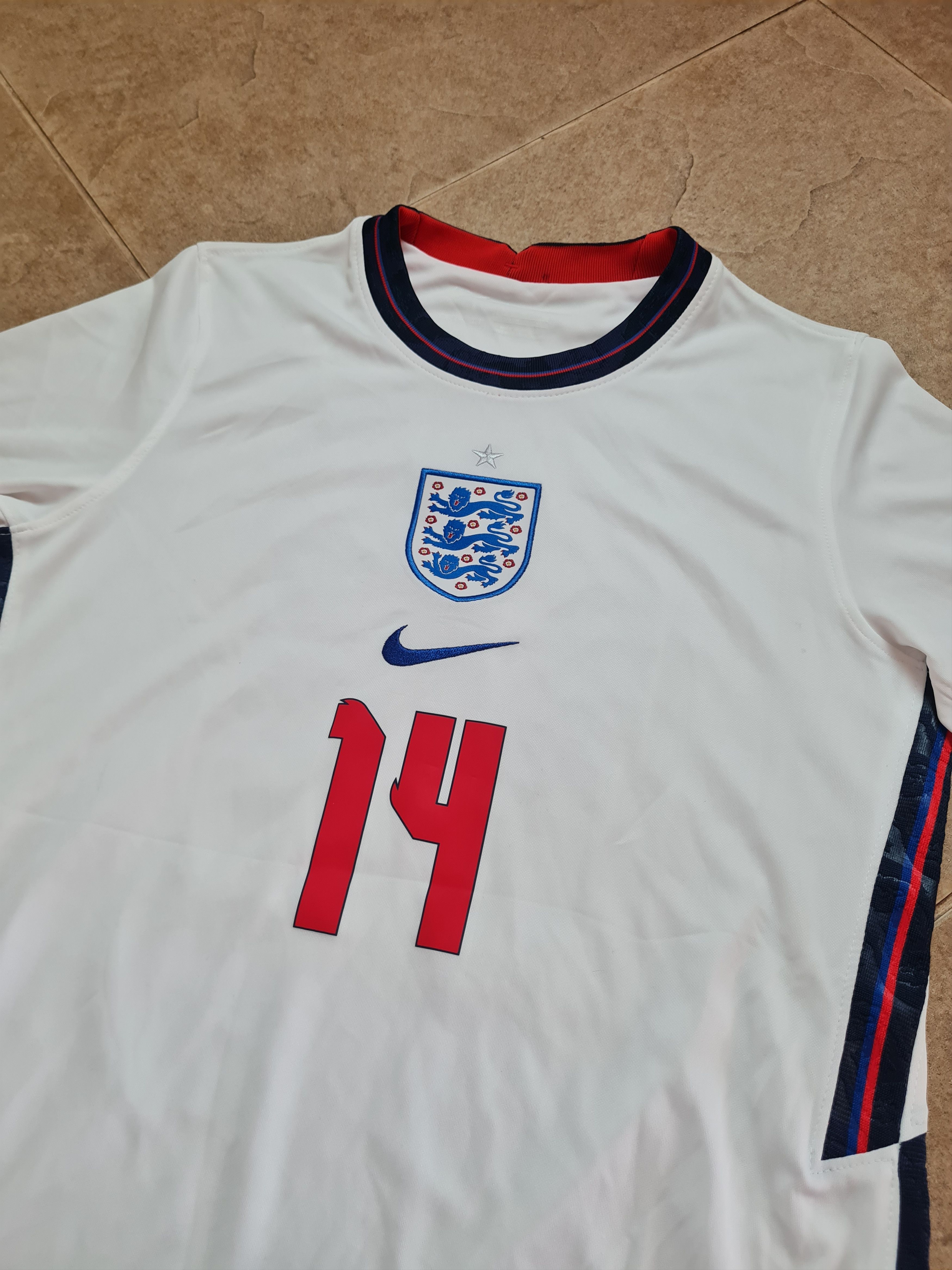 Nike Football Jersey Phillips #14 England Nike Soccer t-shirt Size US XXS / EU 40 - 4 Thumbnail