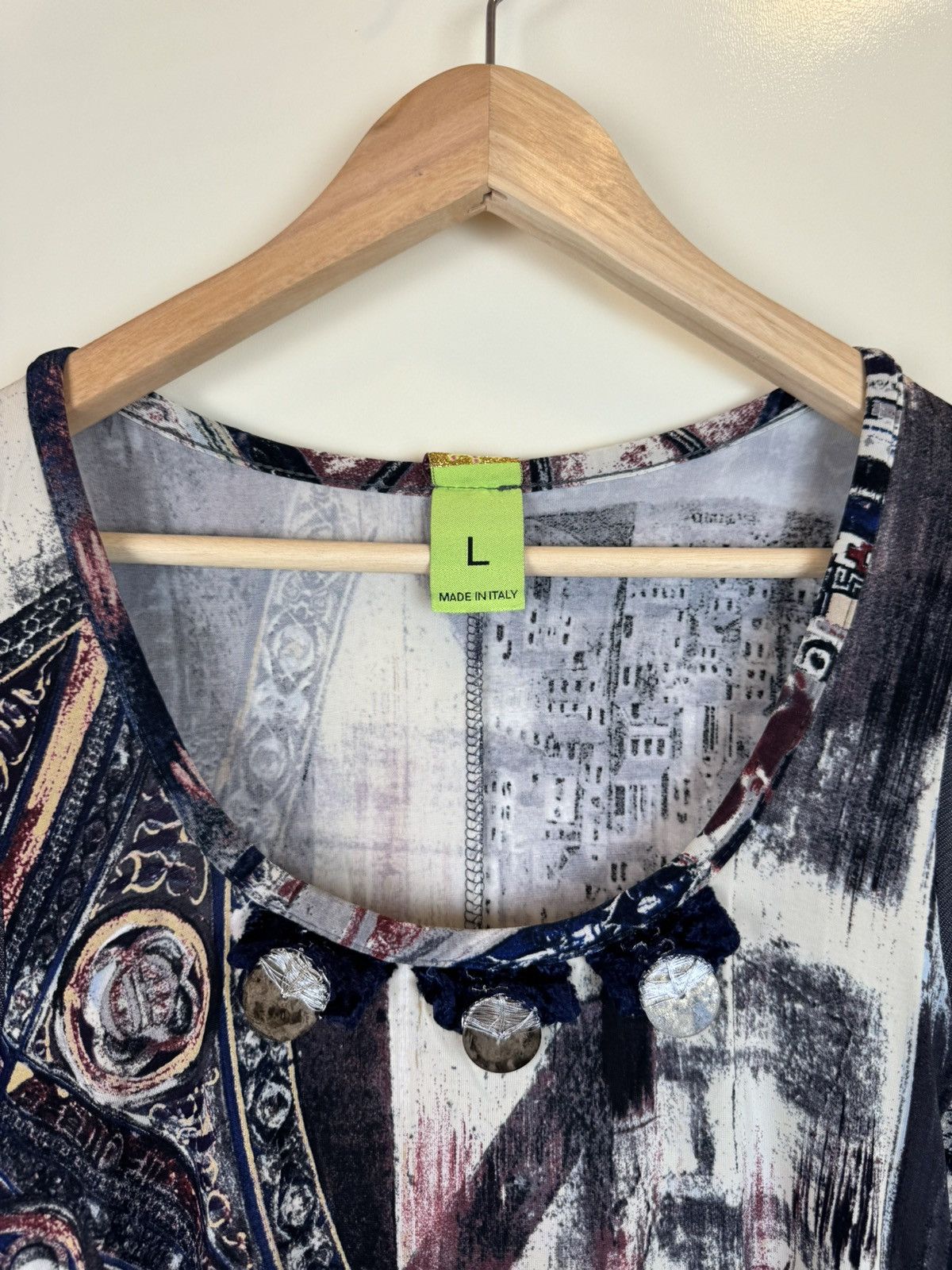 Hysteric Glamour Save the queen mesh sleeves rundholz Style long blouse tunic Size L / US 10 / IT 46 - 12 Thumbnail