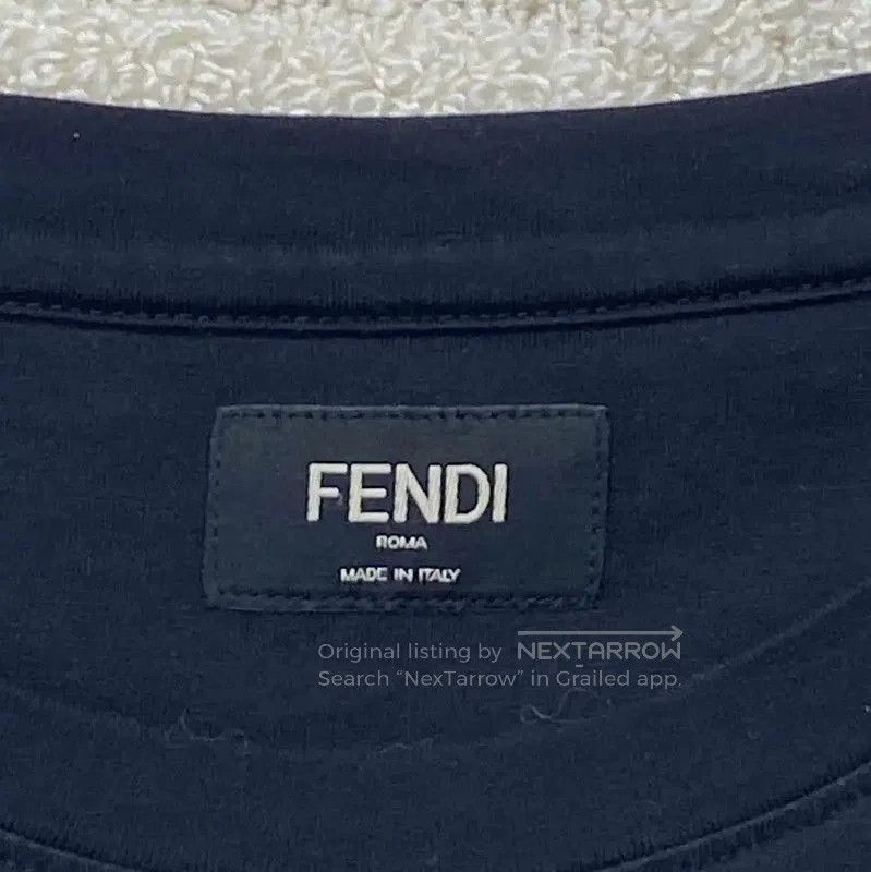 Fendi Fendi Black Men's T-Shirt Size L . Size US L / EU 52-54 / 3 - 3 Thumbnail