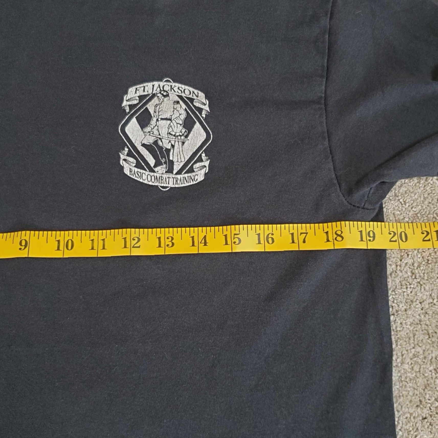 Vintage FT Jackson Basic Combat Training Men Short Sleeve T Shirt Size Medium Shirt Size US M / EU 48-50 / 2 - 6 Thumbnail