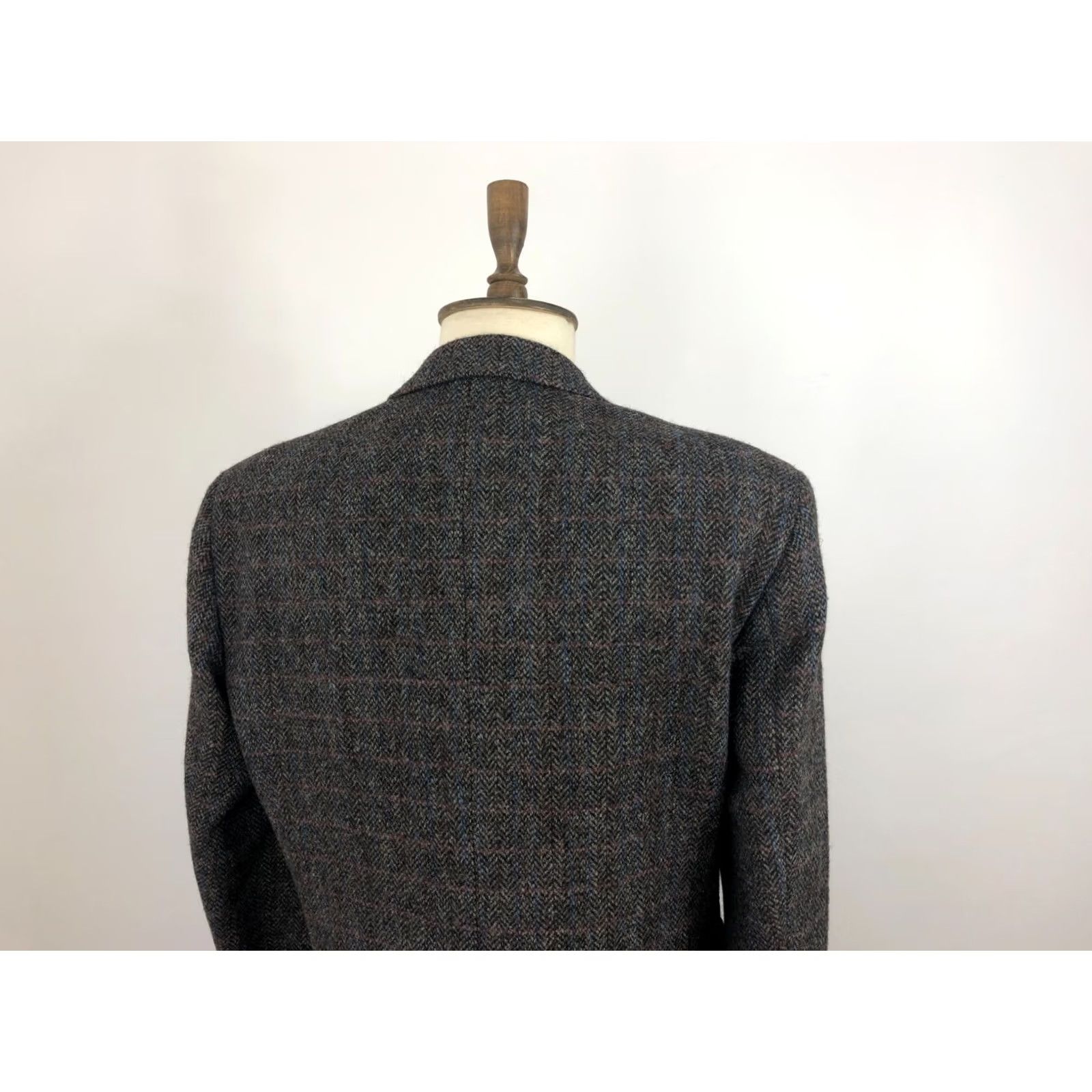 Harris Tweed Harris Tweed Blazer Pure New Wool Men Gray Classic Size 44L - 5 Thumbnail