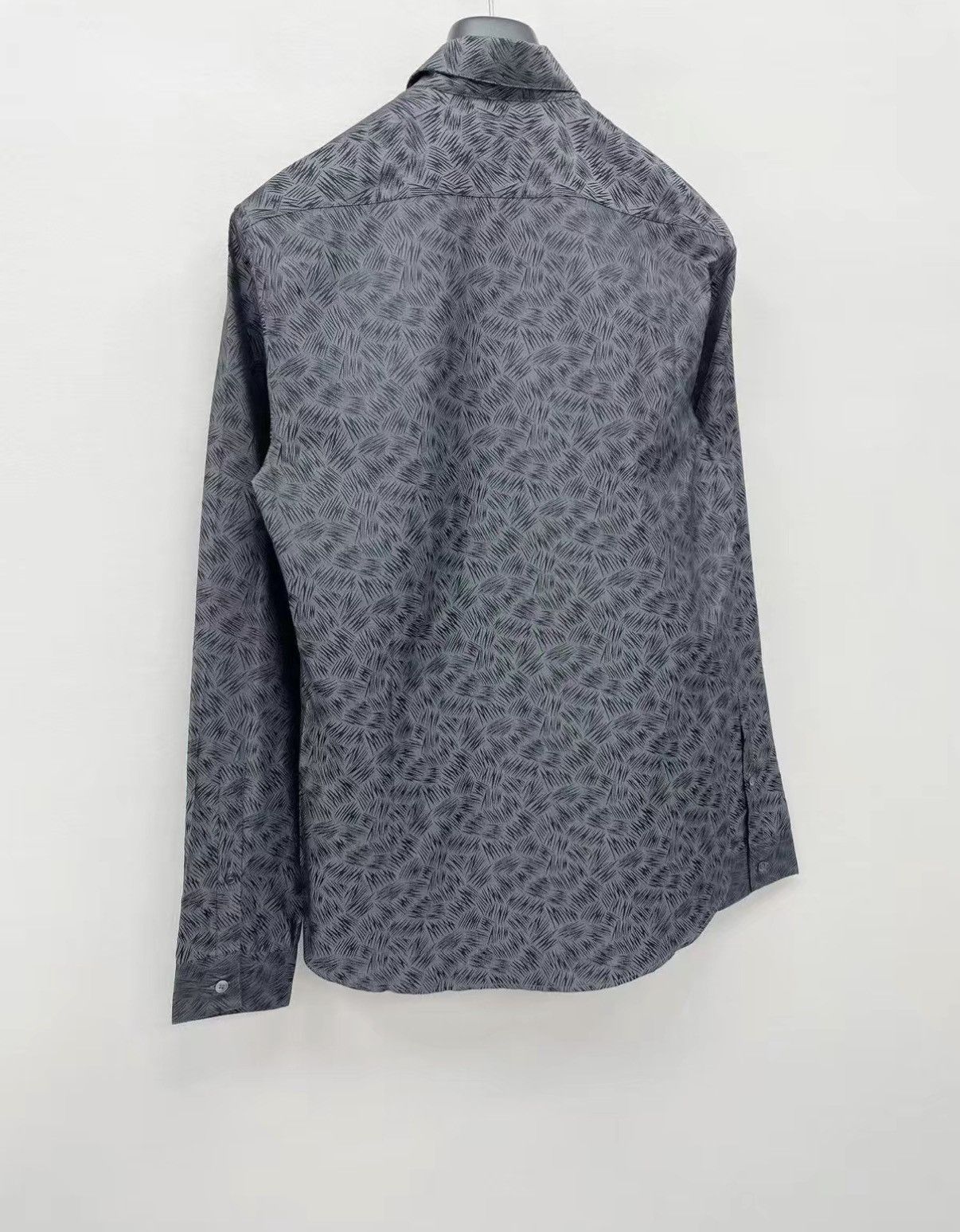 Versace VERSACE Mainline Jacquard Silk Blend Long Sleeve Shirt J30 Size US XXS / EU 40 - 6 Thumbnail