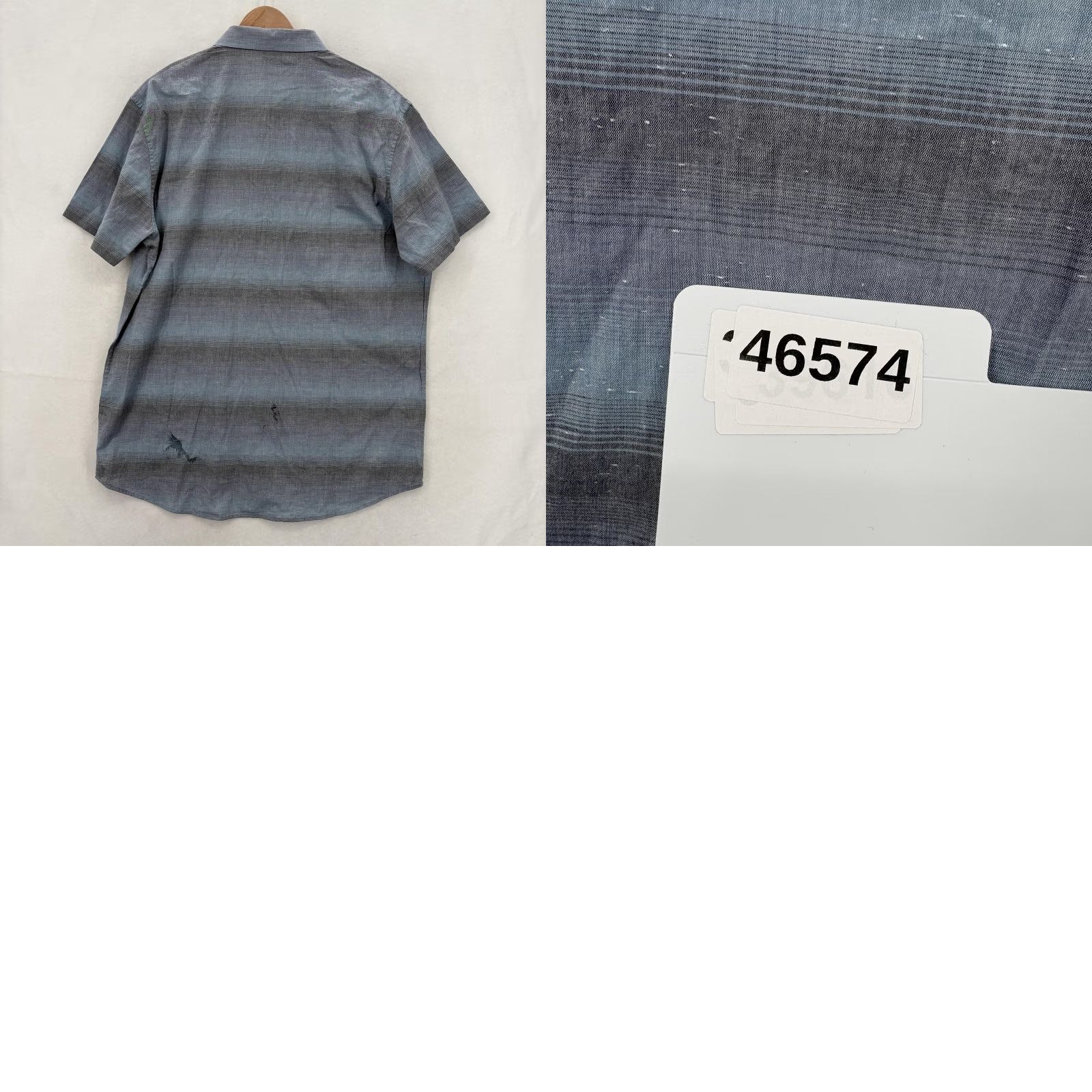 TravisMathew Travis Mathew Here Comes The Rain Shirt Mens XL Blue Stripe Short Sleeve Golf Shirt Size US XL / EU 56 / 4 - 9 Thumbnail
