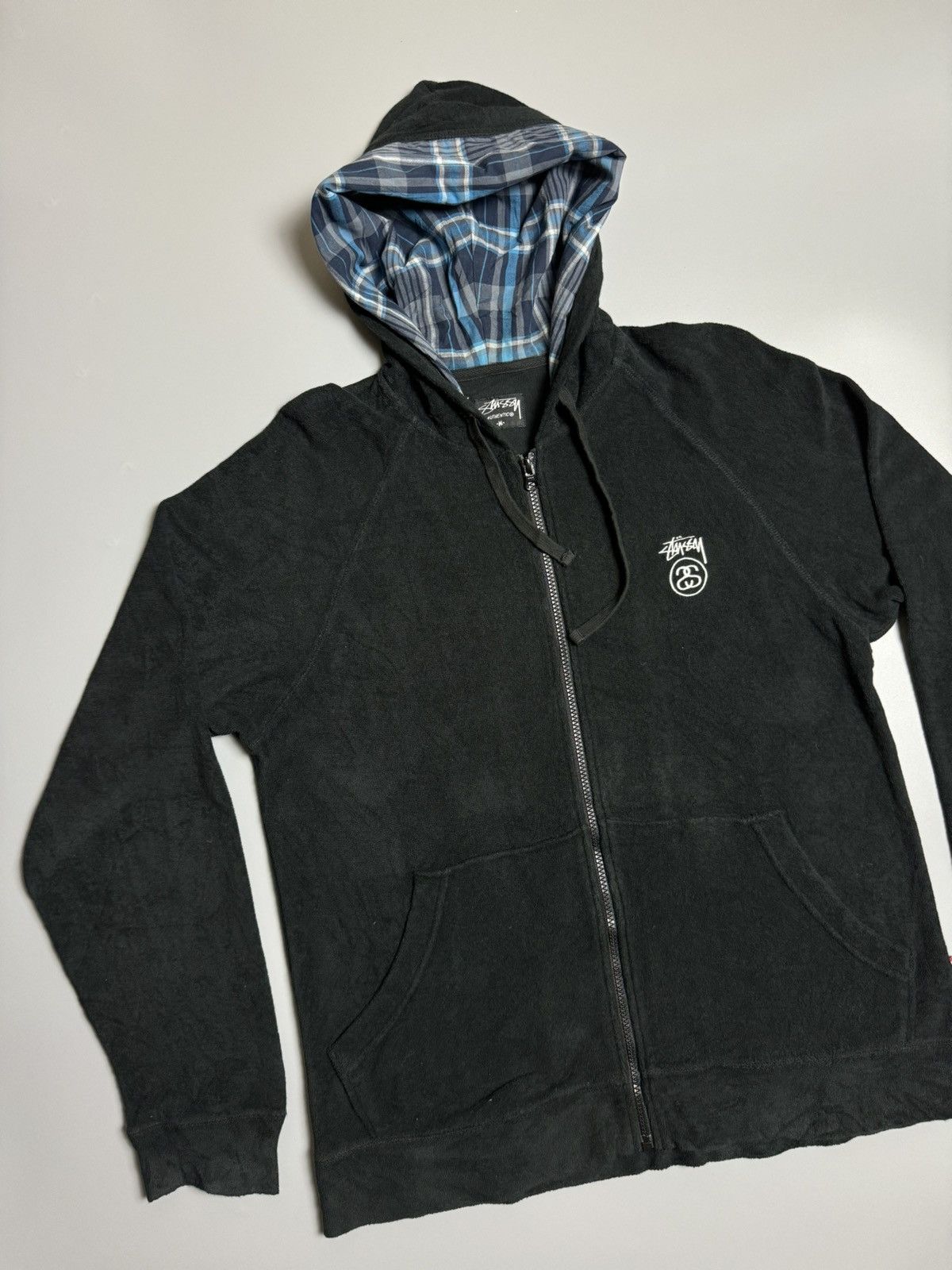 Stussy Stussy Light Zipper Jacket Hoodie Size US M / EU 48-50 / 2 - 2 Thumbnail