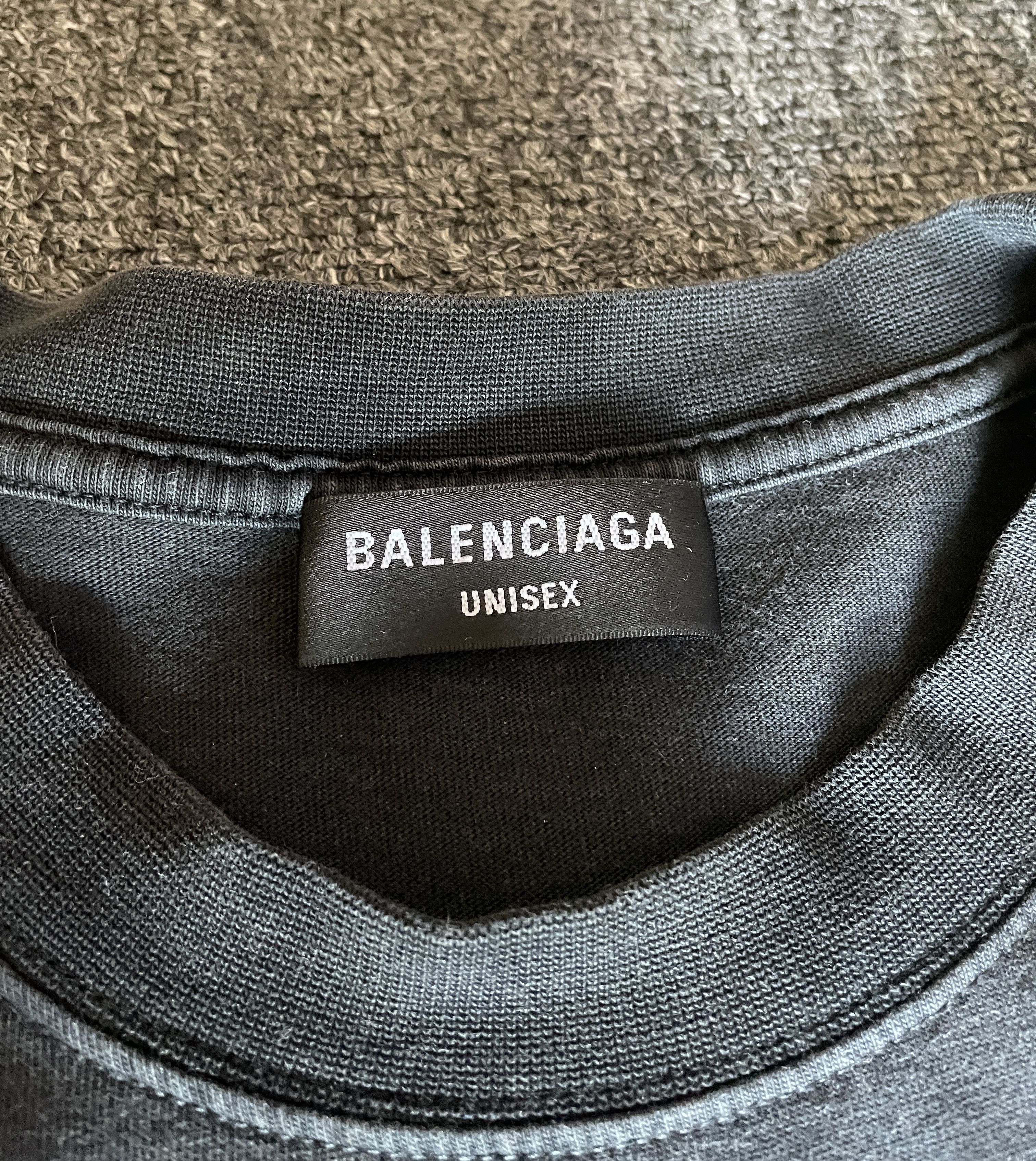 Balenciaga Balenciaga unisex fade oversize embroider t-shirt size XS Size US XS / EU 42 / 0 - 3 Thumbnail