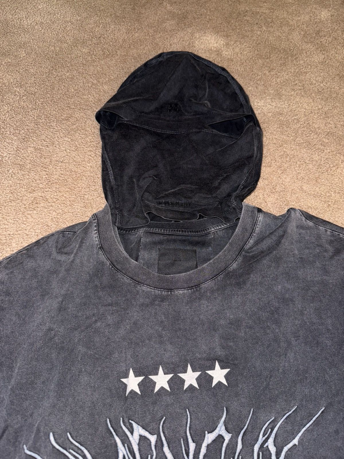 Givenchy Givenchy Gothic layered long sleeve w balaclava Size US XL / EU 56 / 4 - 5 Thumbnail