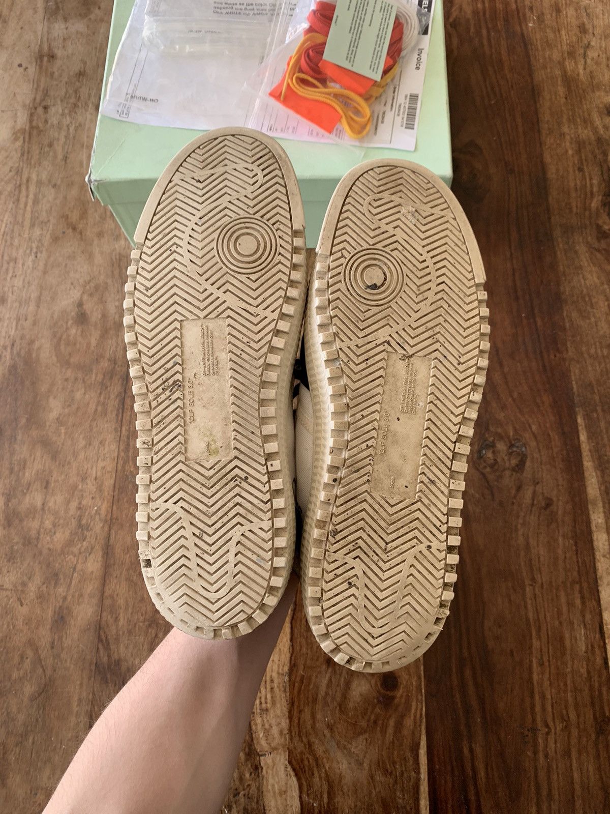 Off-White SS2018 Rare Off-White Sample Pack Off Court 3.0 Black White Size US 10 / EU 43 - 7 Thumbnail