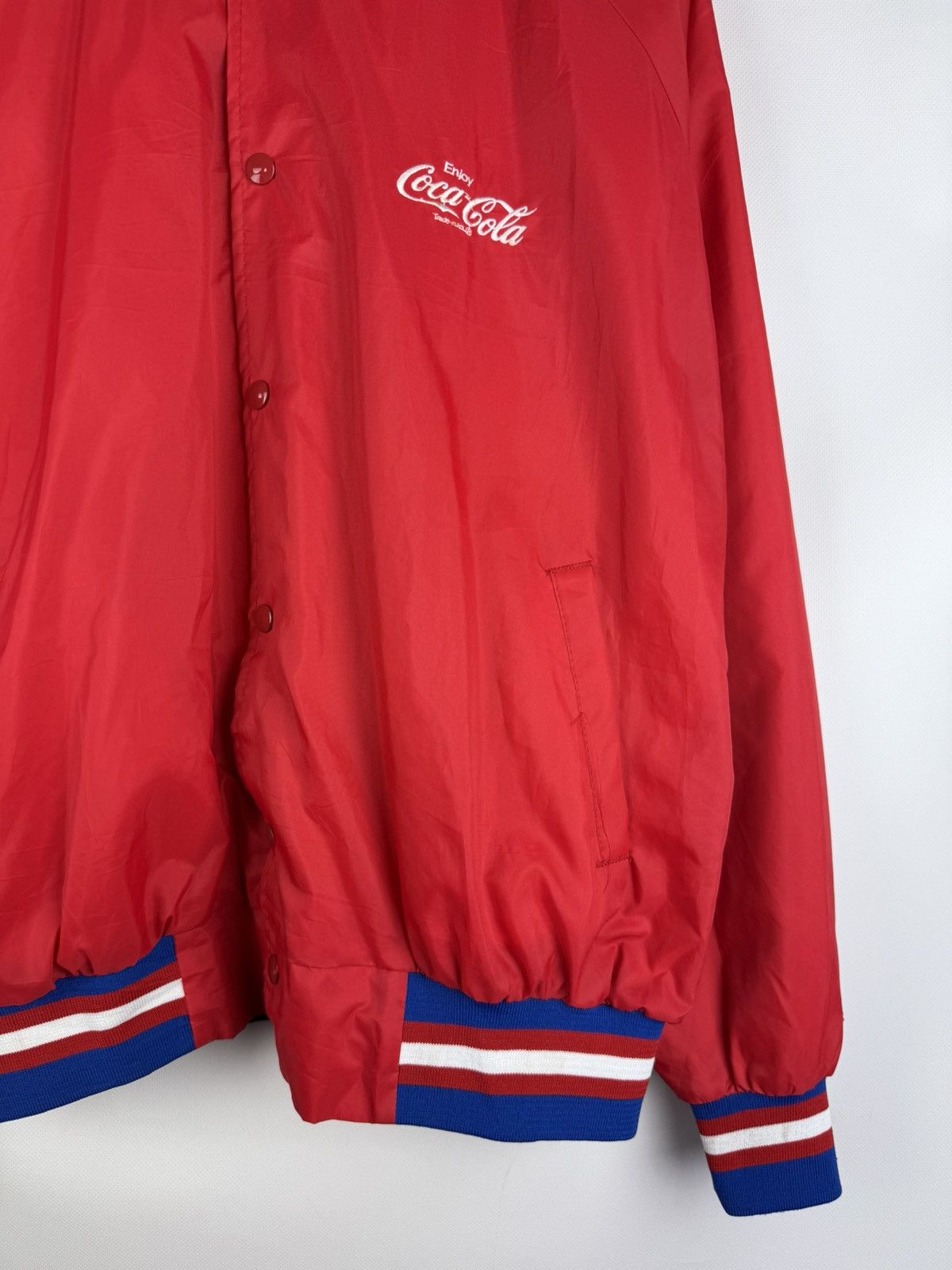 Coca Cola × Vintage DVB Enjoy Coca Cola Vintage Nylon Bomber Jacket Size XL USA Size US XL / EU 56 / 4 - 6 Thumbnail