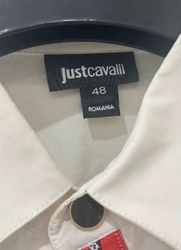 Just Cavalli Cavalli Printed Shirt Graphic Top Long Sleeve Jacket EX0163 Size US M / EU 48-50 / 2 - 2 Thumbnail