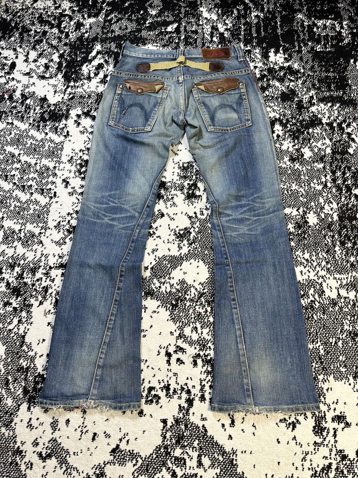 Edwin Flare Edwin Bucke Back Blue Trip Mud Wash Denim 30X32 Size US 30 / EU 46 - 10 Thumbnail