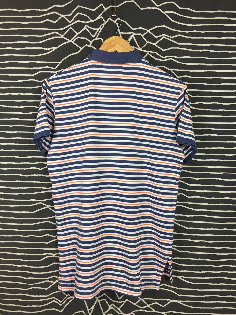 Polo Ralph Lauren × Vintage Vtg Polo Ralph Lauren Small Pony Custom Fit Striped Polo Tee Size US M / EU 48-50 / 2 - 6 Thumbnail